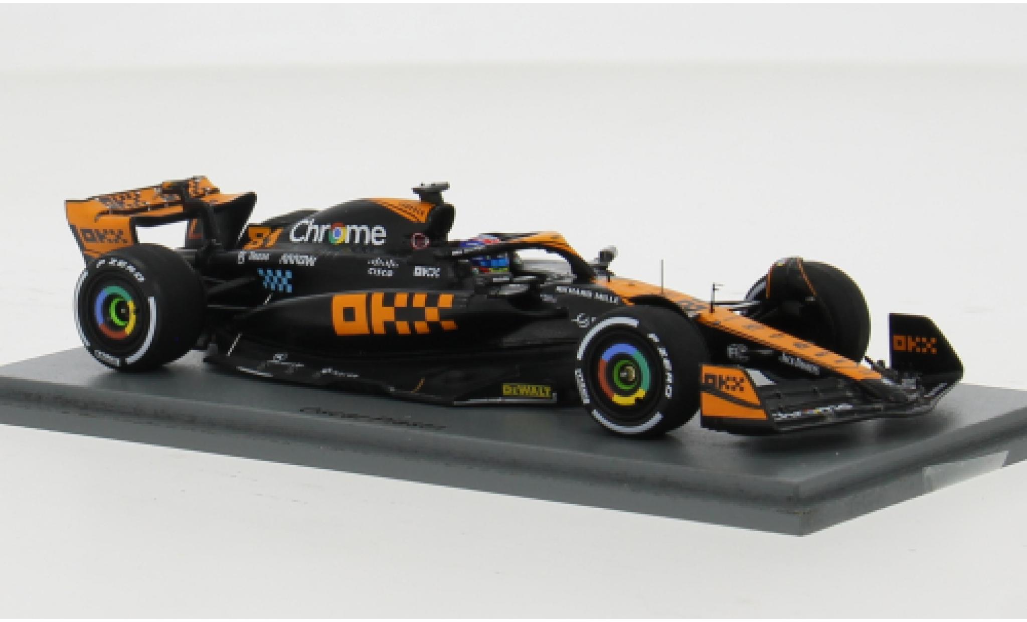 McLaren F1 1/43 Spark MCL60 No.81 Team Formel 1 GP Japan 2023 1:43 modellino in miniatura