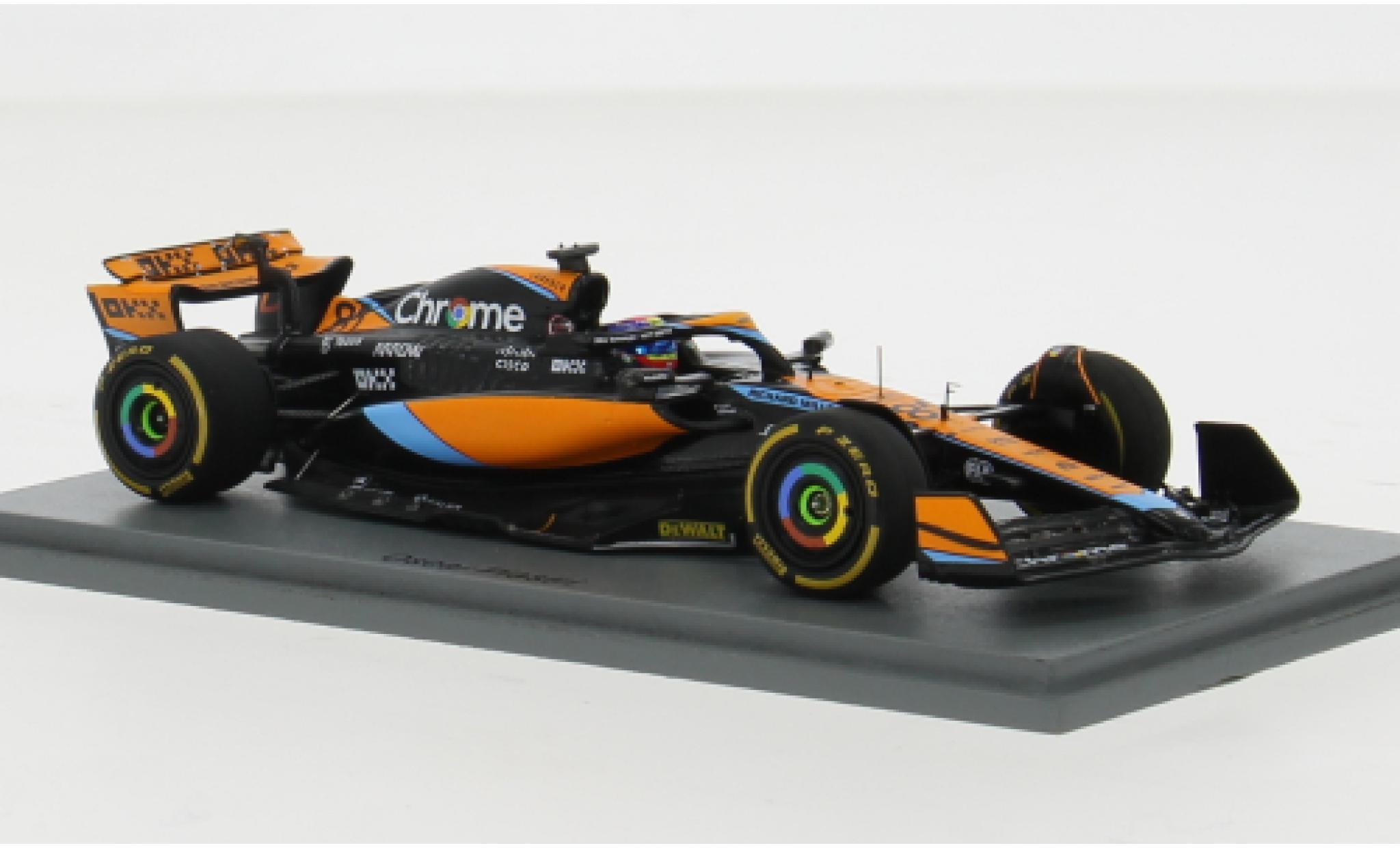 McLaren F1 1/43 Spark MCL60 No.81 Team Formel 1 GP Qatar 2023 1:43 modellino in miniatura