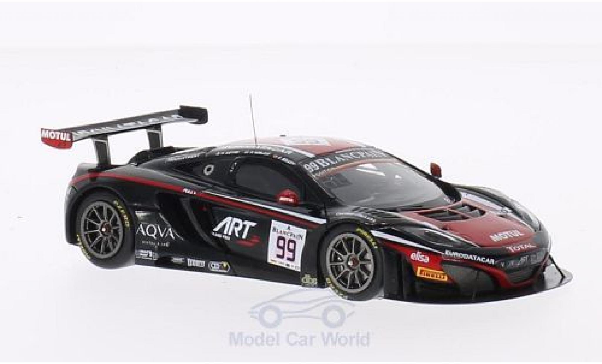 McLaren MP4-12C 1/43 Spark No.99 ART Grand Prix 24h Spa 2014 K.Korjus/A.Soucek/K.Estre modellino in miniatura