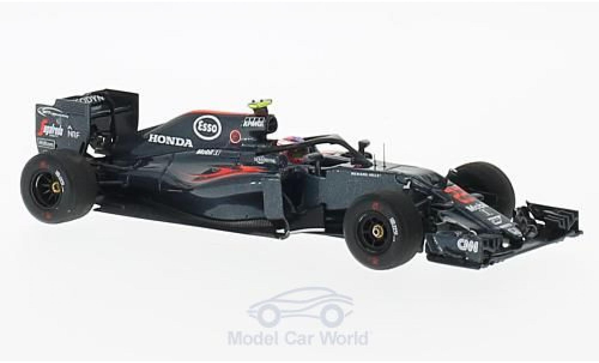 McLaren MP4-12C 1/43 Spark MP4-31 No.22 Halo Test GP Italien 2016 J.Button modellino in miniatura