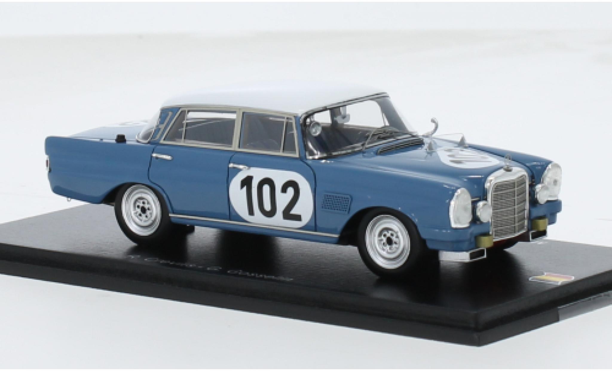 Mercedes 300 1/43 Spark SE No.102 24h Spa 1964 1:43 modellino in miniatura
