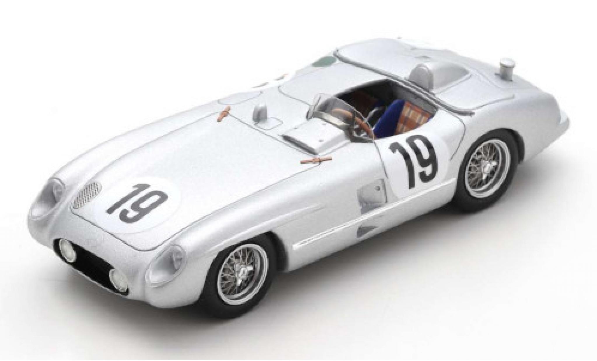Mercedes 300 1/43 Spark SLR No.19 24h Le Mans 1955 J.M.Fangio/S.Moss modellino in miniatura