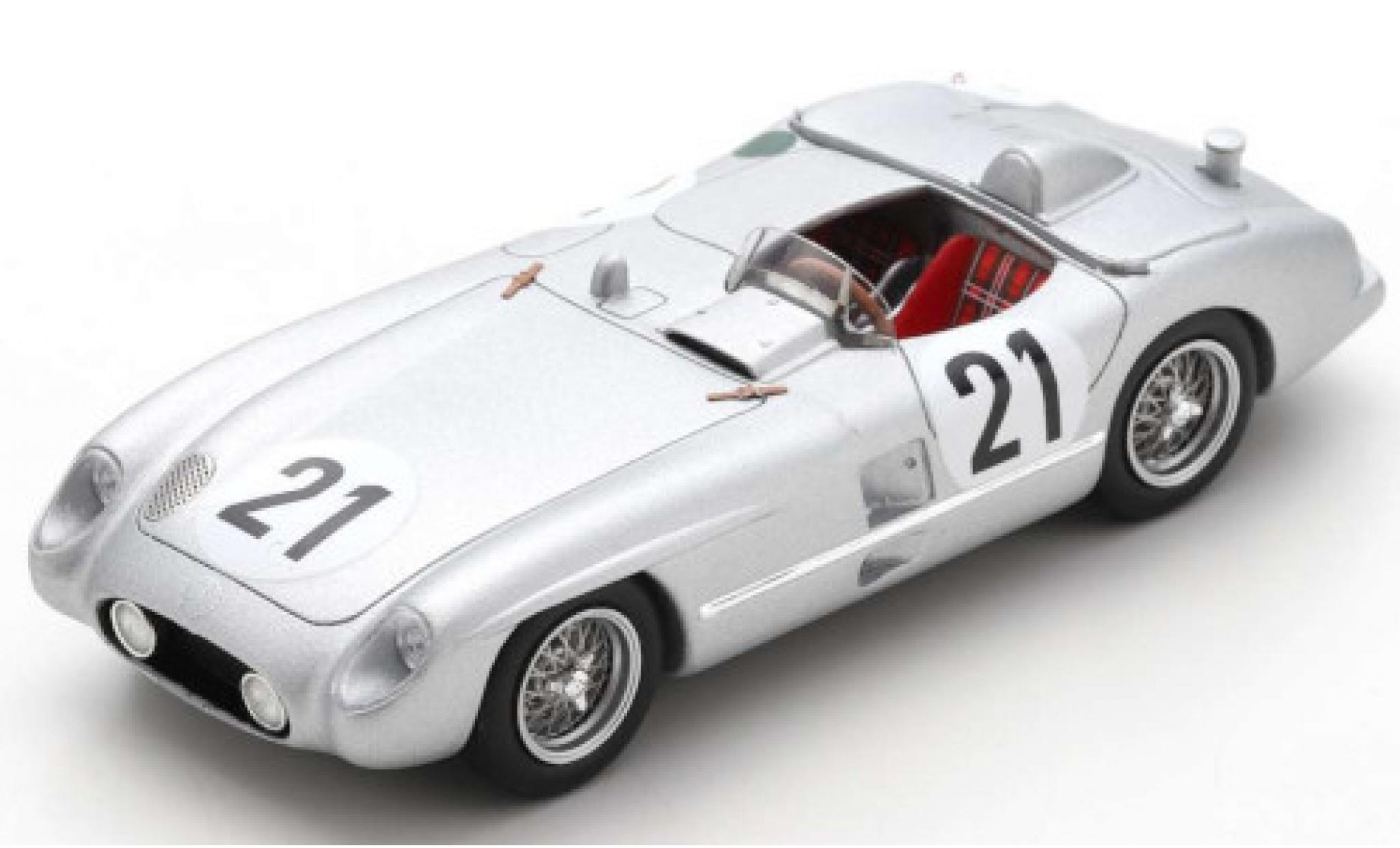 Mercedes 300 1/43 Spark SLR No.21 24h Le Mans 1955 K.Kling/A.Simon modellino in miniatura
