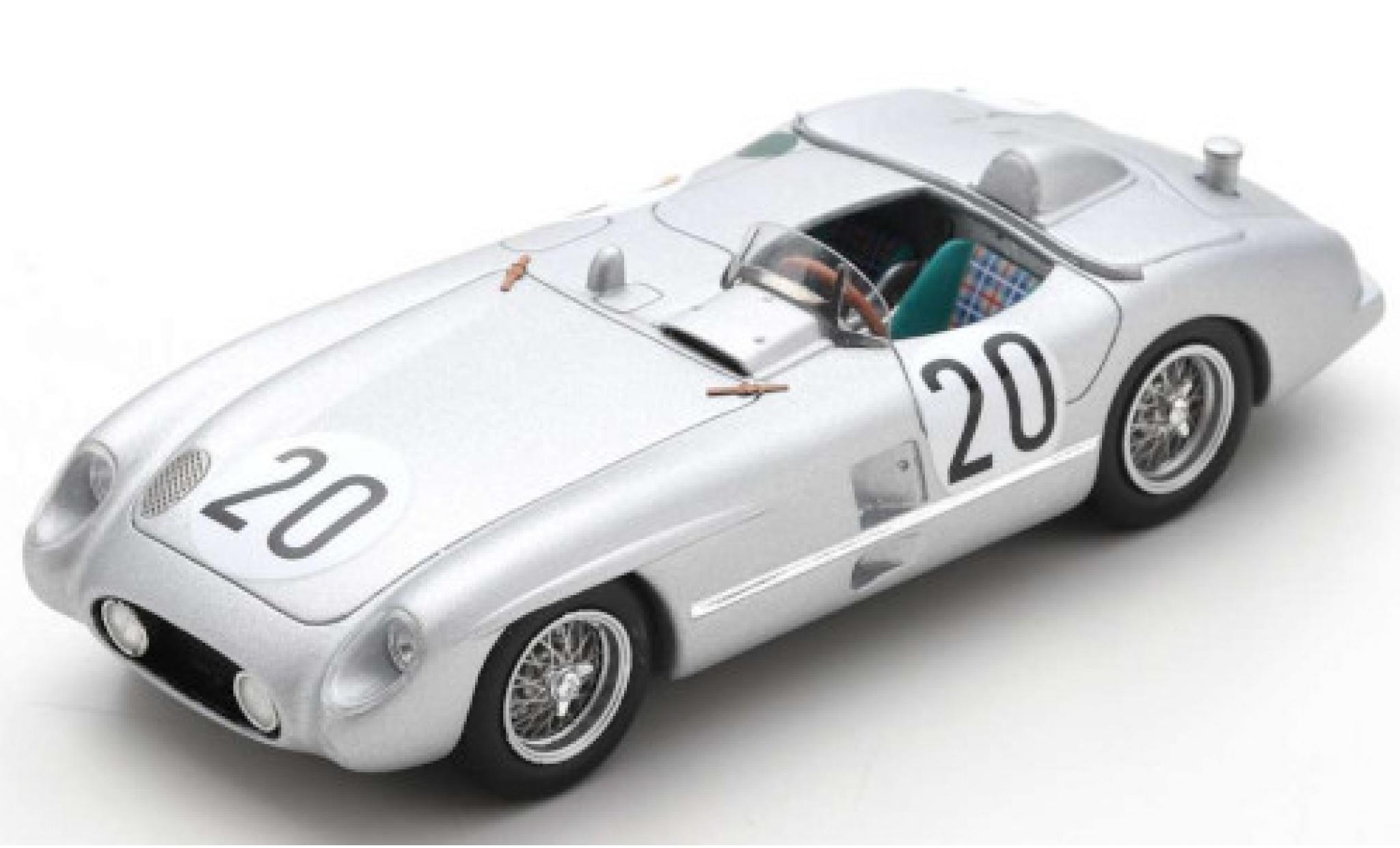 Mercedes 300 1/43 Spark SLR (W196) No.20 Daimler-Benz A.G. 24h Le Mans 1955 P.Levegh/J.Fitch modellino in miniatura