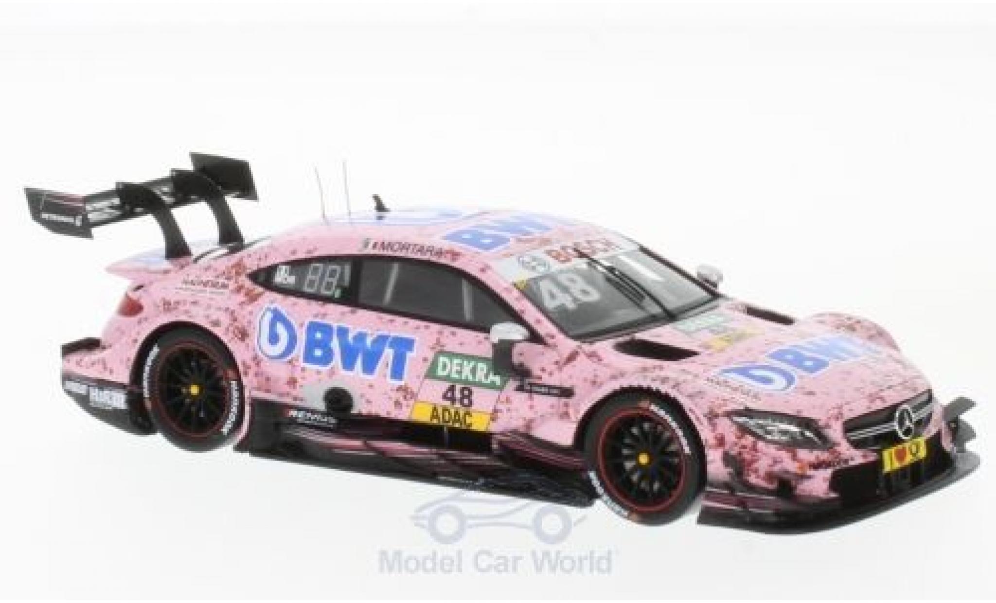 Mercedes Classe C DTM 1/43 Spark AMG C 63 DTM No.48 -AMG DTM Team HWA BWT DTM 2017 E.Mortara modellino in miniatura