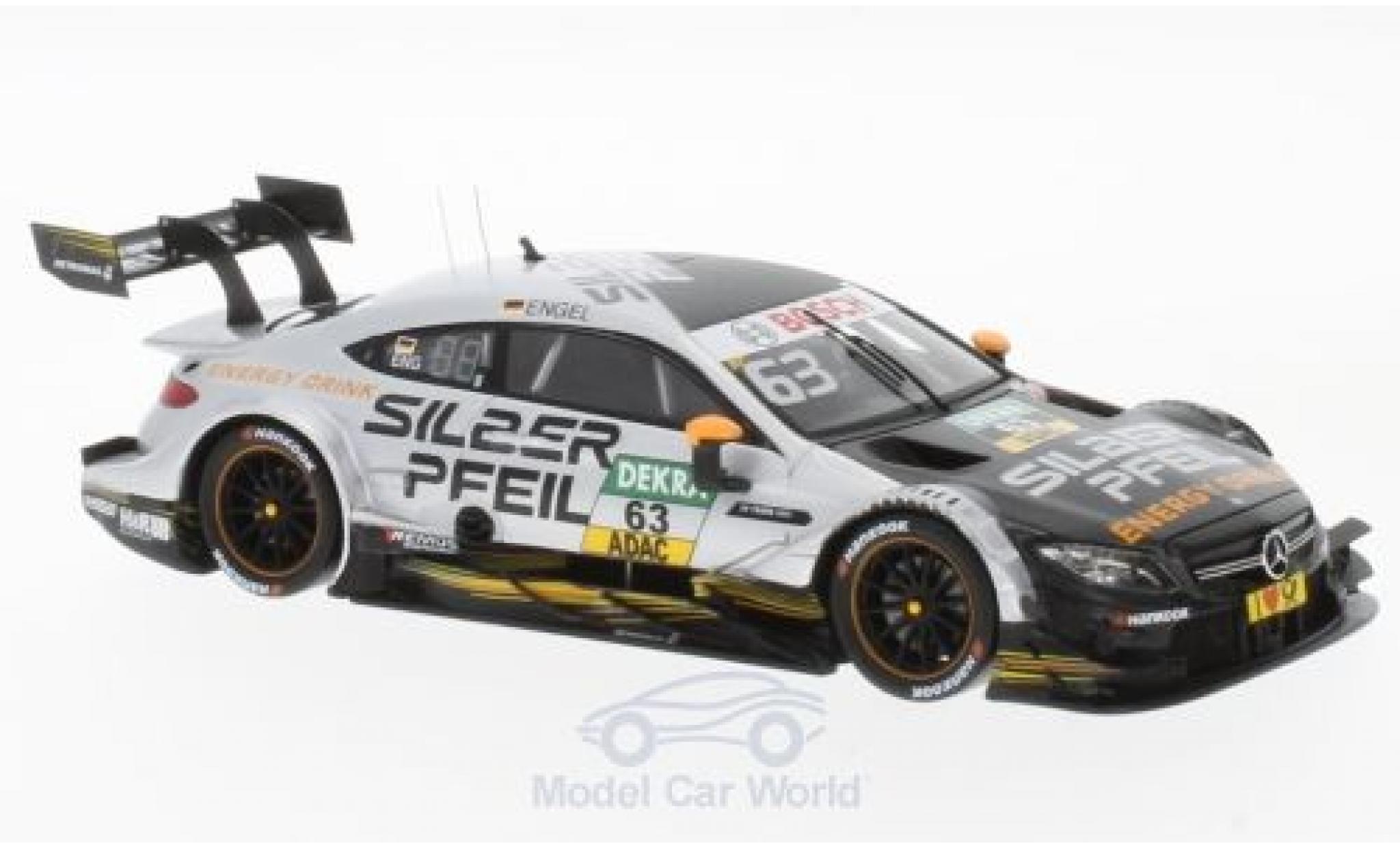 Mercedes Classe C DTM 1/43 Spark AMG C 63 DTM No.63 -AMG DTM Team HWA Silberpfeil DTM 2017 M.Engel modellino in miniatura