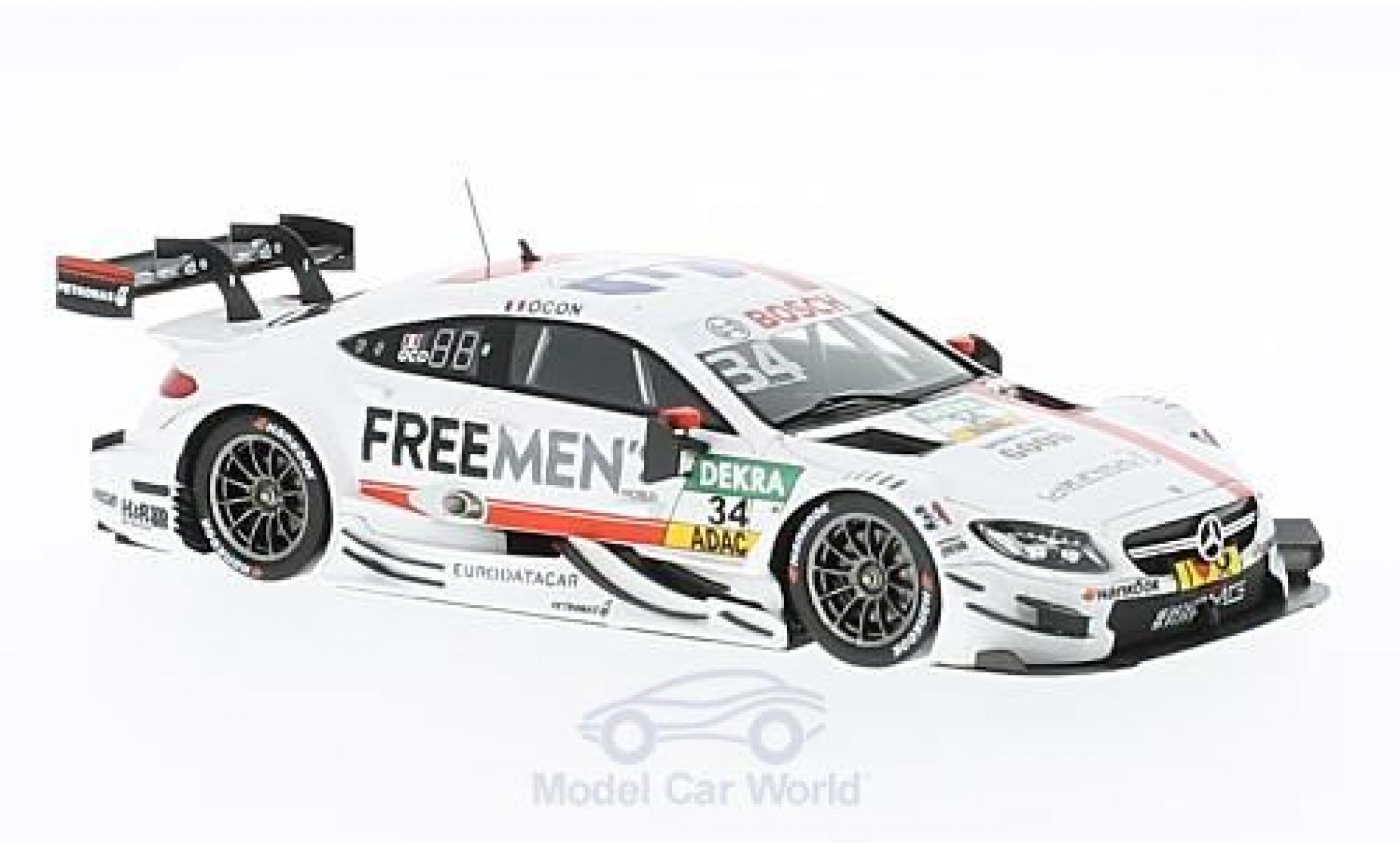 Mercedes Classe C DTM 1/43 Spark AMG C63 DTM No.34 -AMG DTM Team ART Freemens DTM 2016 E.Ocon modellino in miniatura
