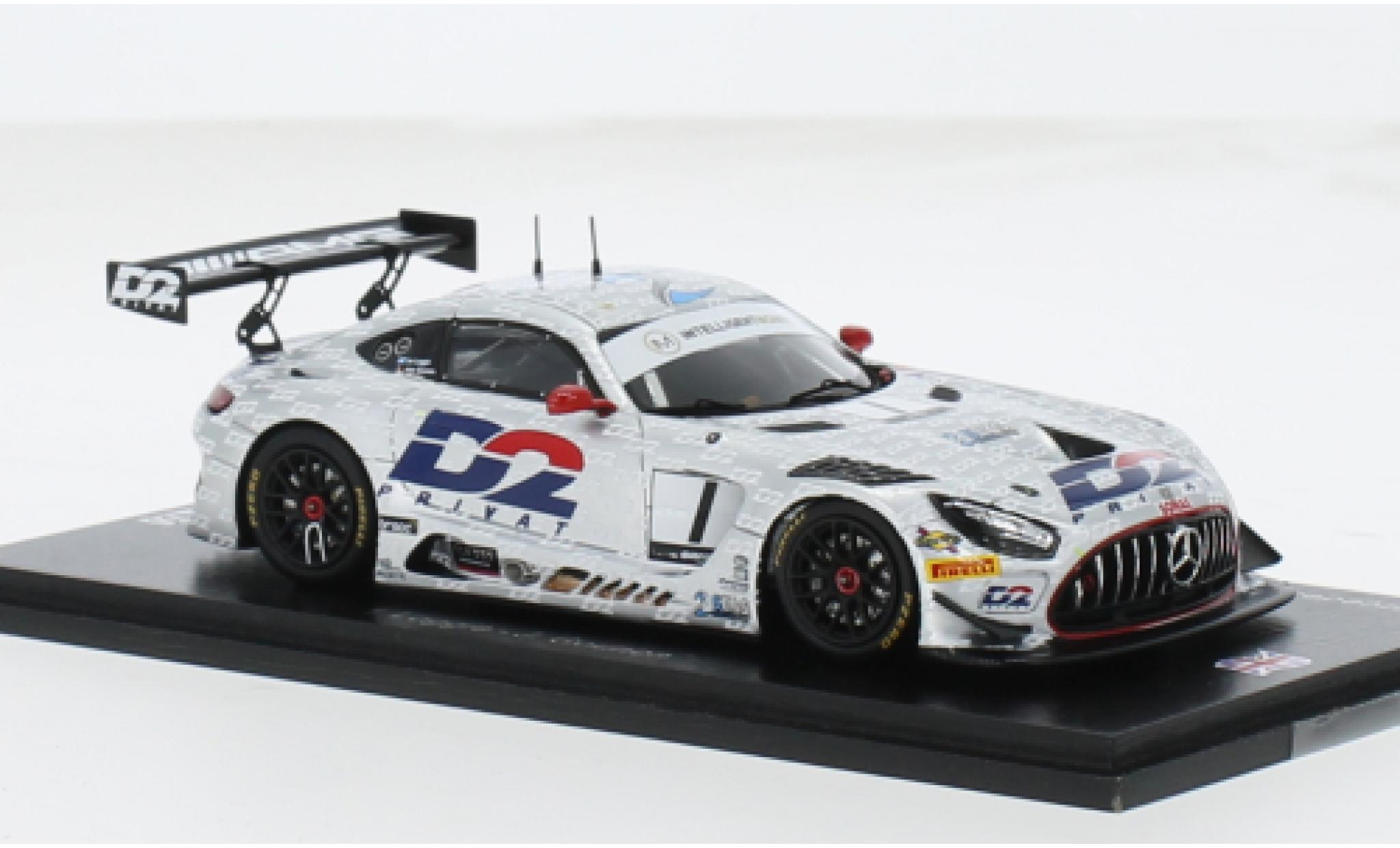 Mercedes AMG GT 1/43 Spark 3 No.1 2 Seas Motorsport British GT Championship 2023 1:43 modellino in miniatura