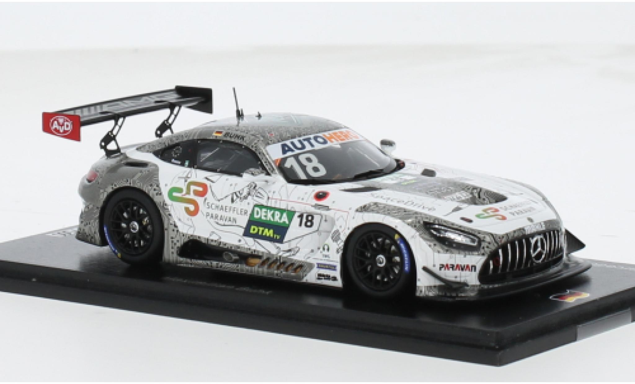 Mercedes AMG GT 1/43 Spark 3 No.18 AMG Team Mücke DTM 2022 1:43 modellino in miniatura