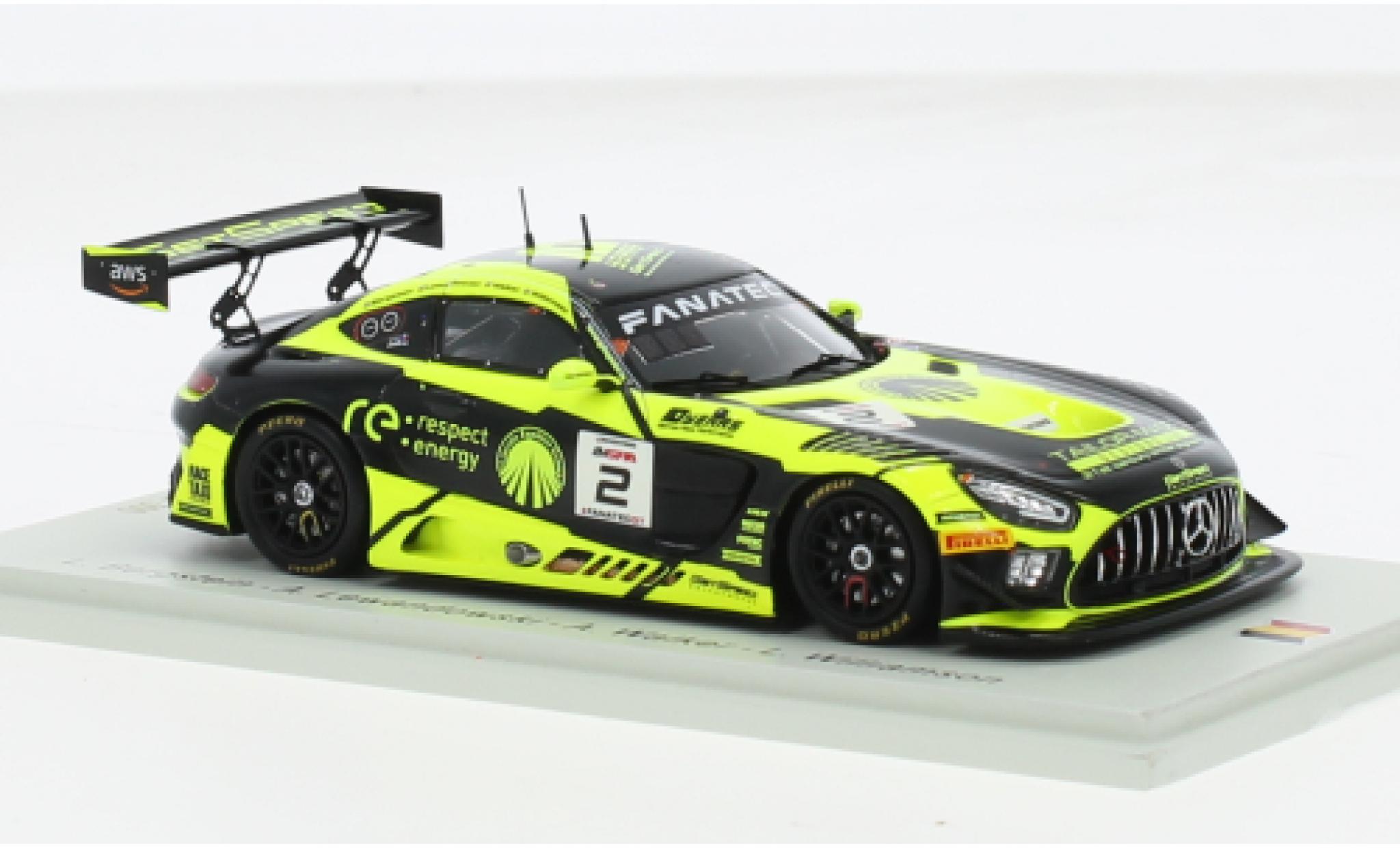Mercedes AMG GT 1/43 Spark 3 No.2 GetSpeed 24h Spa 2023 1:43 modellino in miniatura