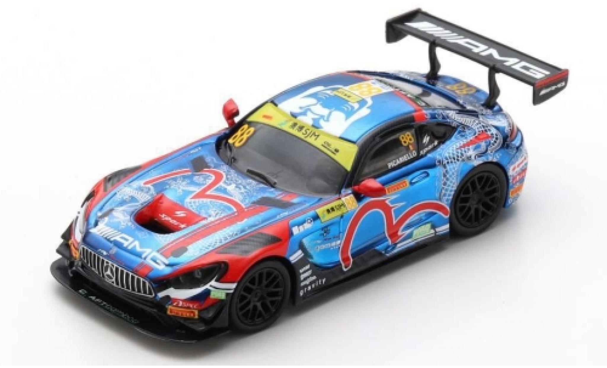 Mercedes AMG GT 1/64 Spark 3 No.88 -AMG Team CraftBamboo Racing Fia GT World Cup Macau 2019 A.Picariello modellino in miniatura