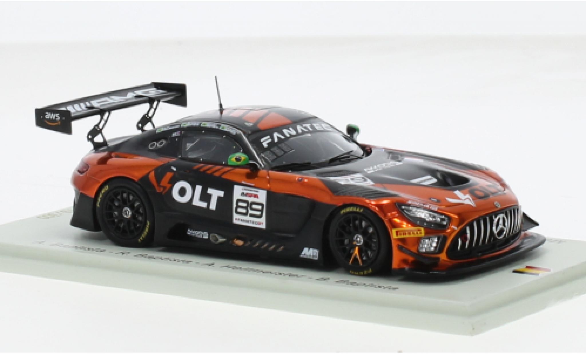 Mercedes AMG GT 1/43 Spark 3 No.89 AKKODIS ASP Team 24h Spa 2023 1:43 modellino in miniatura