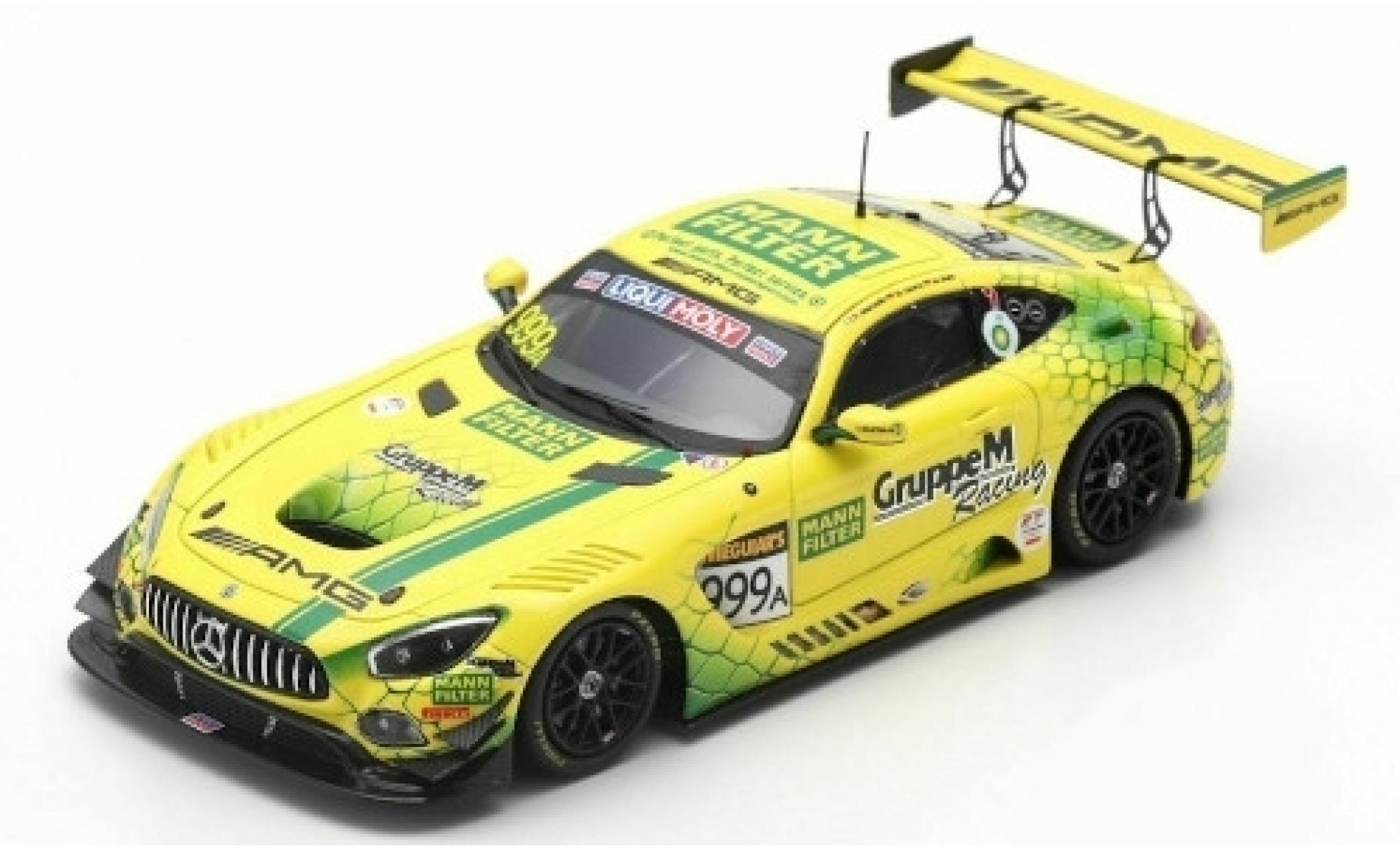Mercedes AMG GT 1/43 Spark 3 No.999 AMG Team GruppeM Racing 12h Bathurst 2019 M.Buhk/R.Marciello/M.Götz modellino in miniatura