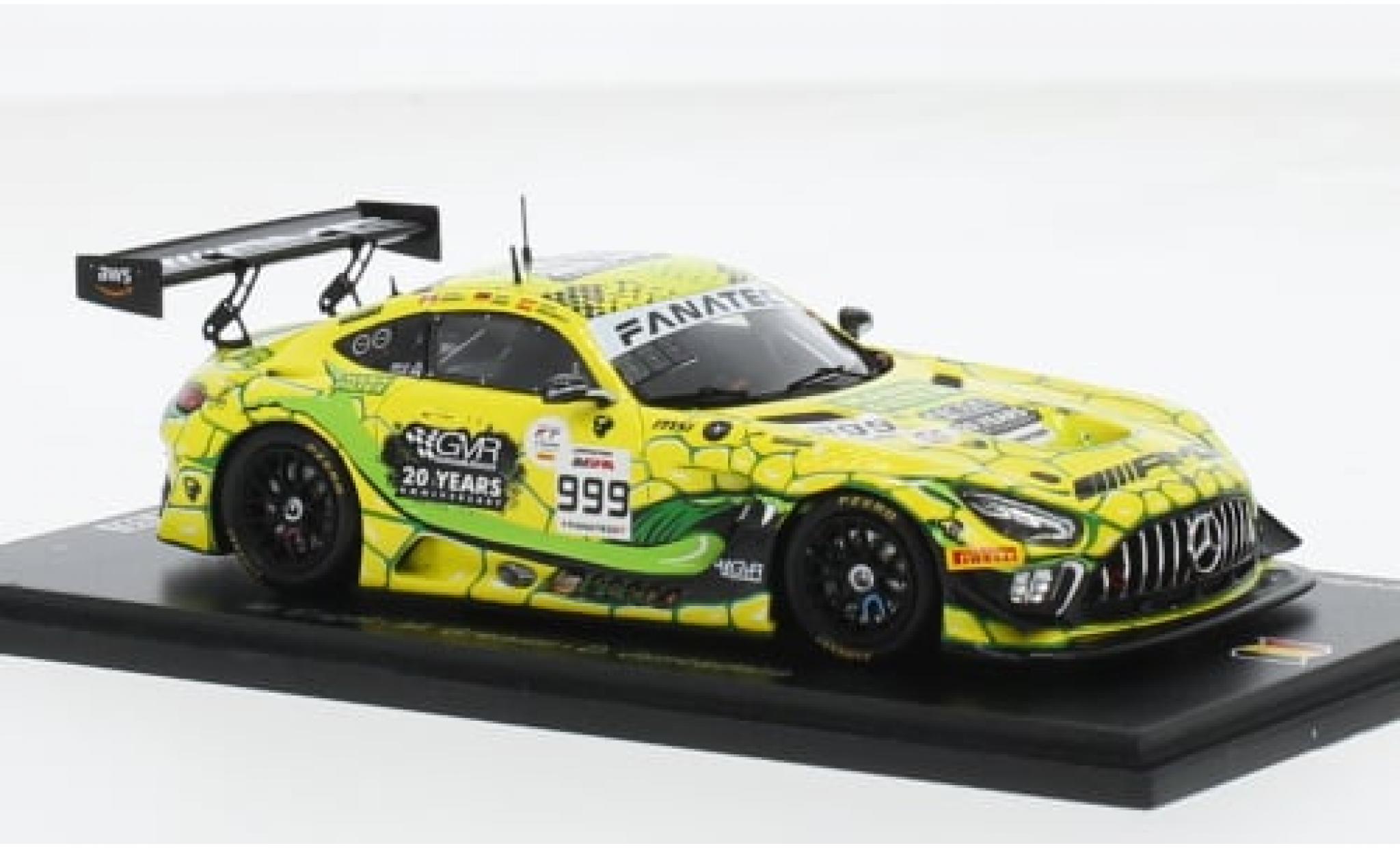 Mercedes AMG GT 1/43 Spark 3 No.999 AMG Team GruppeM Racing 24h Spa 2023 1:43 modellino in miniatura
