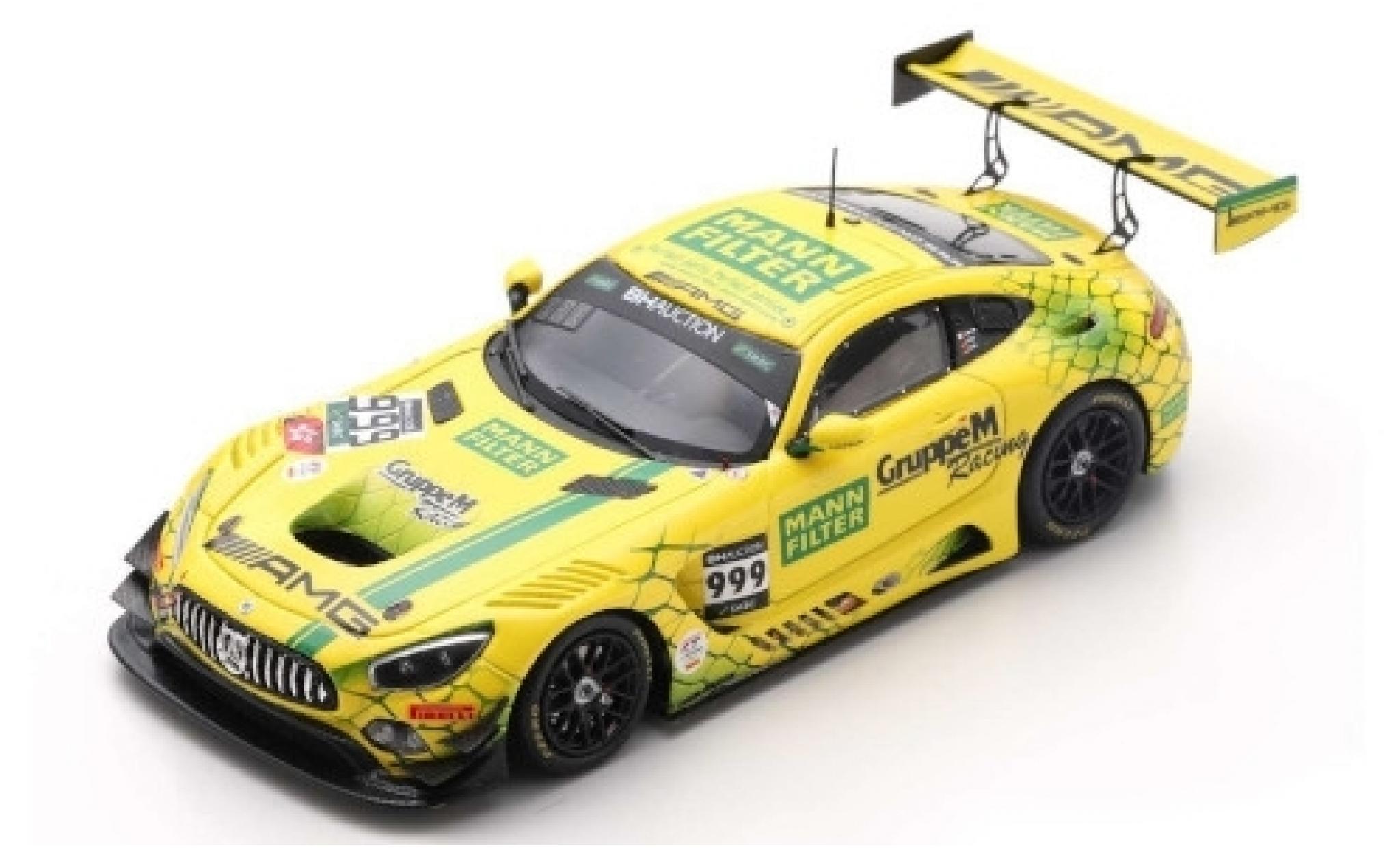 Mercedes AMG GT 1/43 Spark 3 No.999 -AMG Team GruppeM Racing Mann Filter 10H Suzuka 2019 M.Buhk/M.Engel/R.Marciello modellino in miniatura