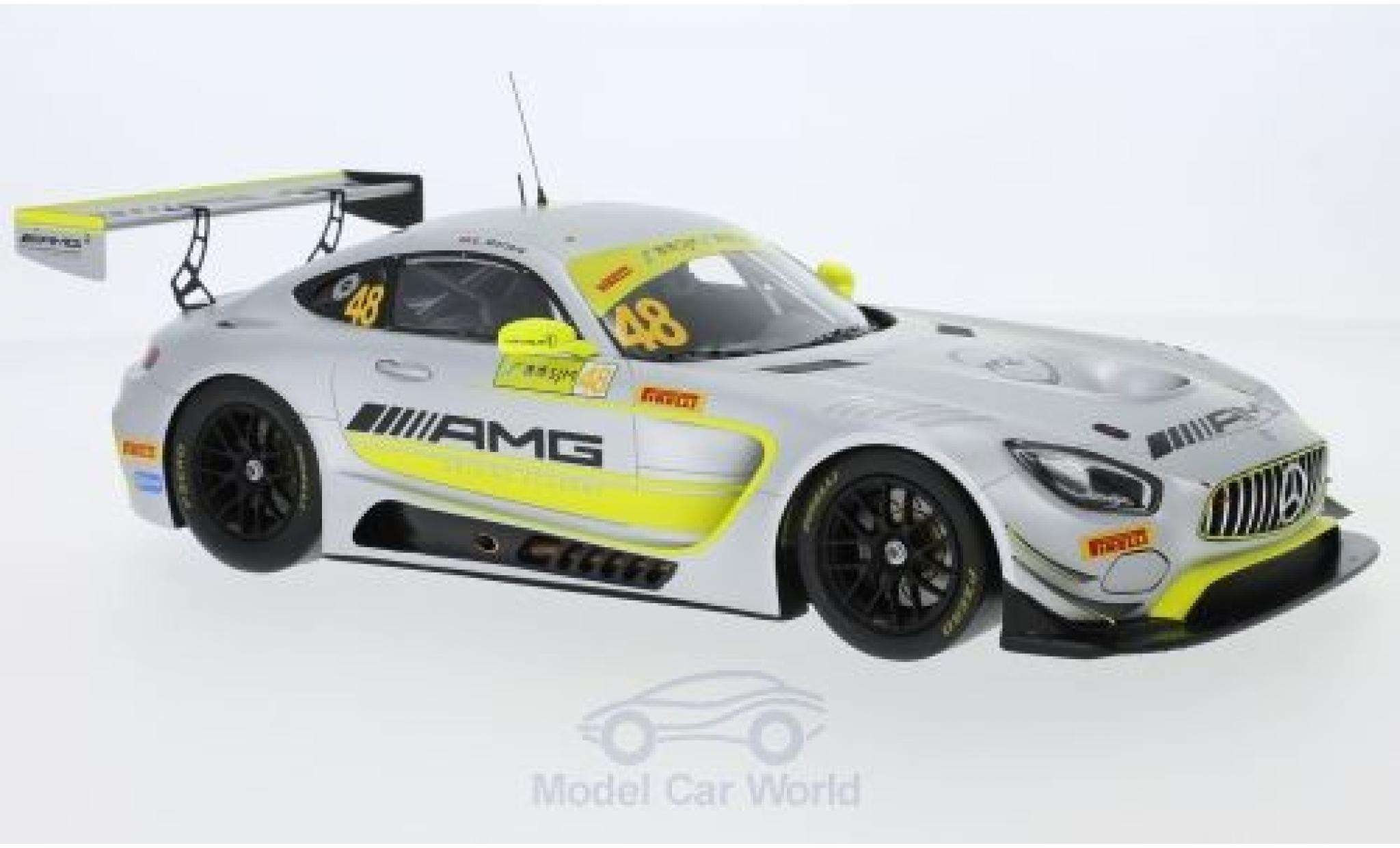 Mercedes Classe G 1/18 Spark GT3 No.48 AMG Team Driving Academy GT Cup Macau 2017 E.Mortara modellino in miniatura