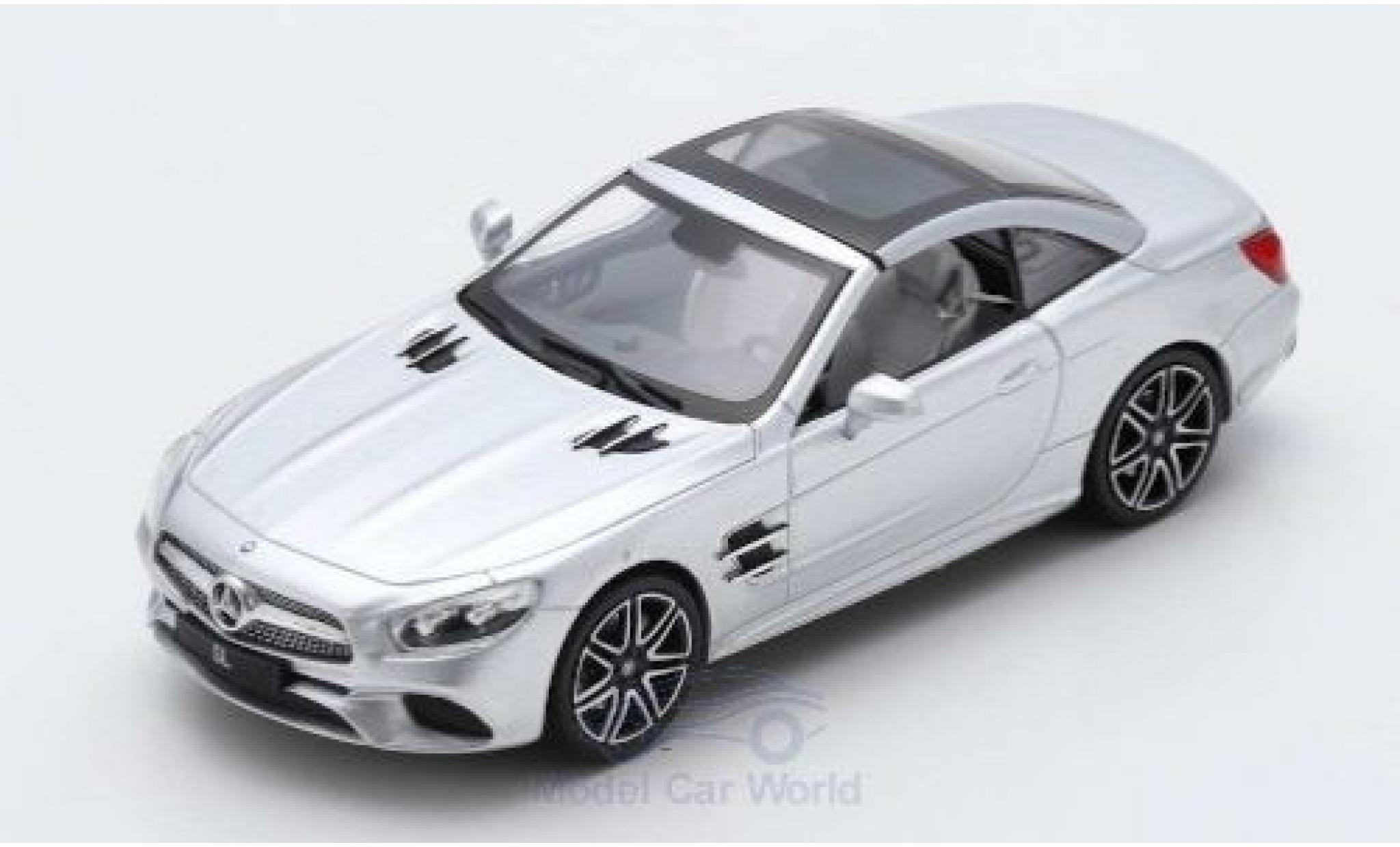 Mercedes Classe SL 1/43 Spark SL 450 grigio 2017 SoftTop liegt ein modellino in miniatura