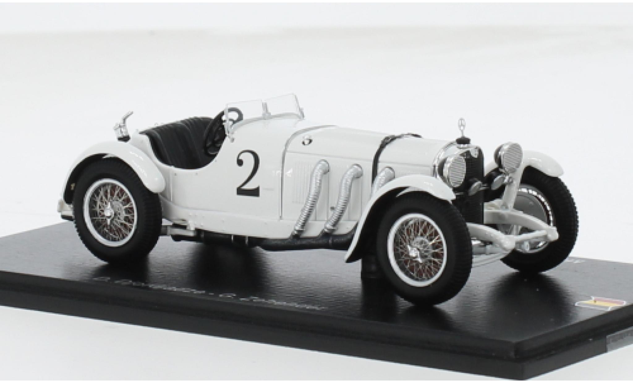 Mercedes SSK 1/43 Spark No.2 24h Spa 1931 1:43 modellino in miniatura