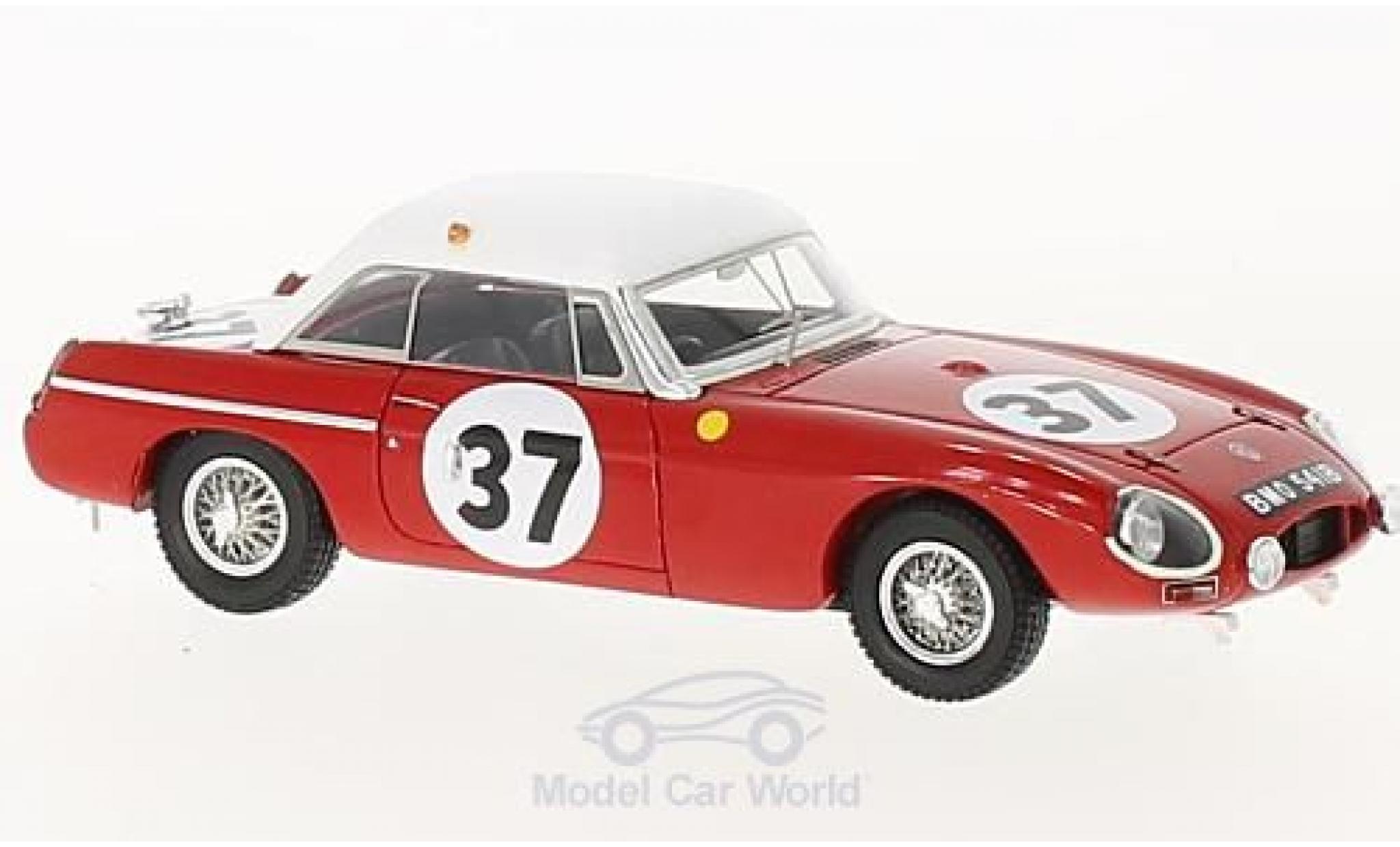 MG B 1/43 Spark RHD No.37 ritish Motor Corporation 24h Le Mans 1964 P.Hopkirk/A.Hedges modellino in miniatura