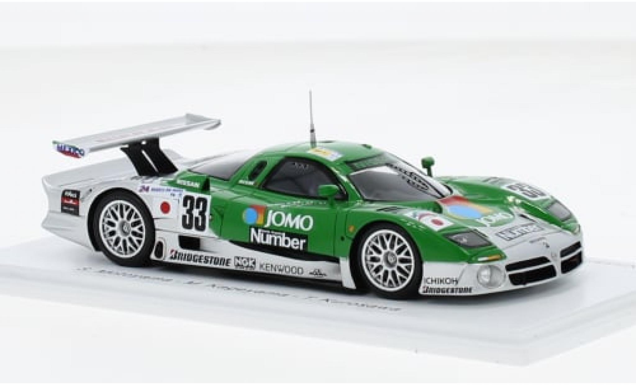Nissan R390 1/43 Spark GT1 RHD No.33 Motorsport 24h Le Mans 1998 1:43 modellino in miniatura