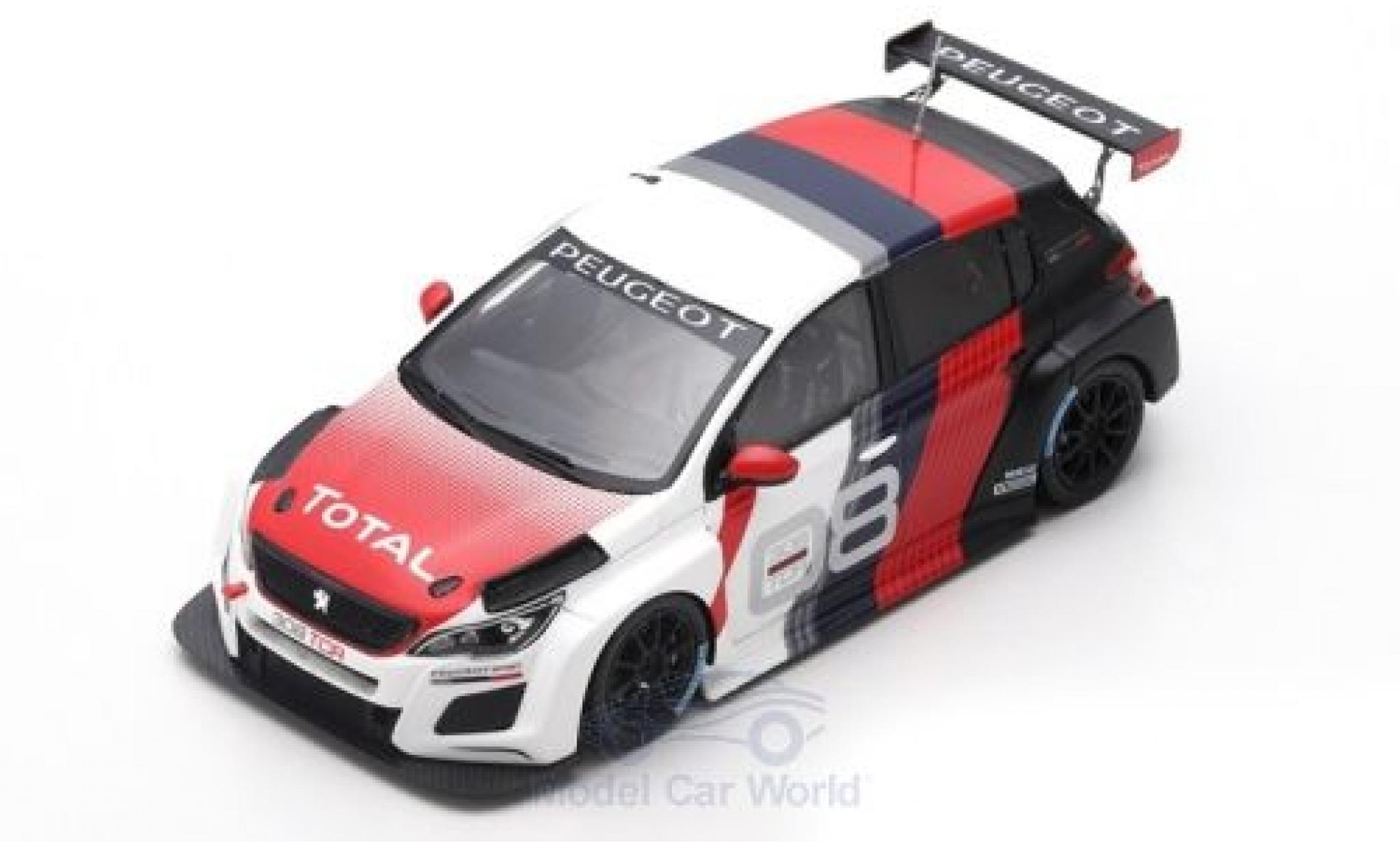 Peugeot 308 1/43 Spark TCR TCR International Series 2018 Präsentationsfahrzeug modellino in miniatura