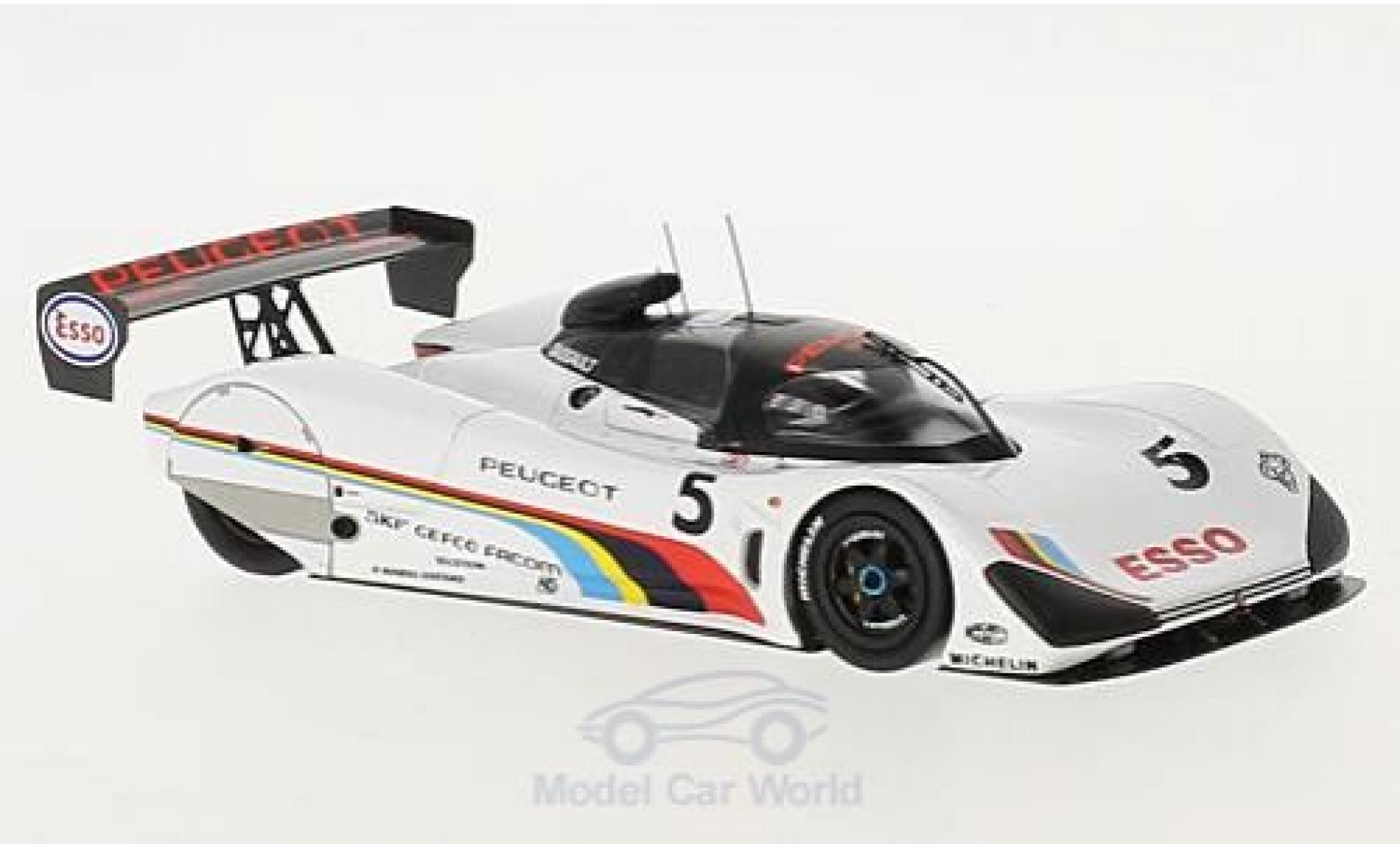 Peugeot 905 1991 1/43 Spark No.5 24h Le Mans 1991 M.Baldi/P.Alliot/J-P.Jabouille modellino in miniatura