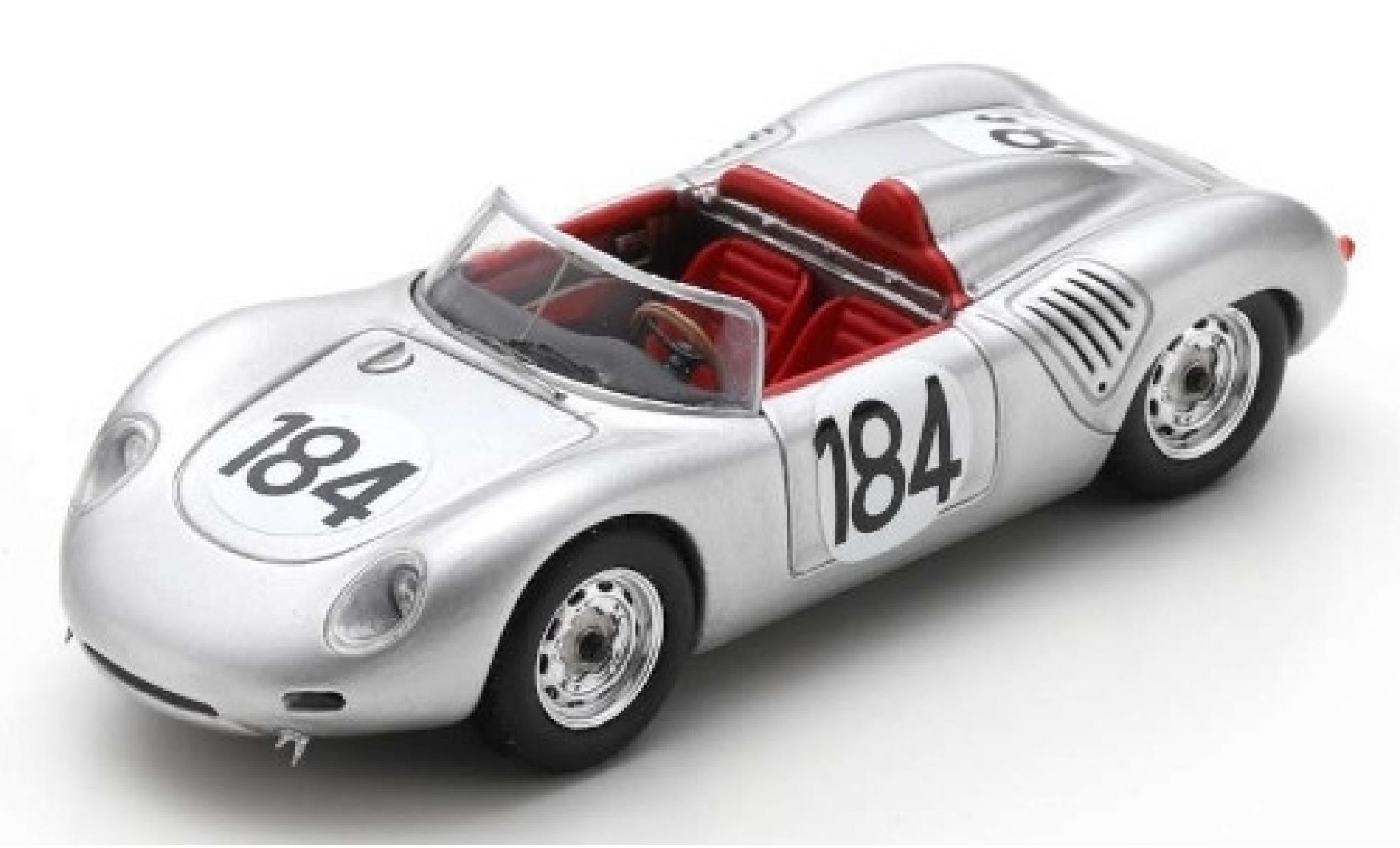 Porsche 718 1/43 Spark RS60 No.184 Targa Florio 1960 J.Bonnier/H.Herrmann modellino in miniatura