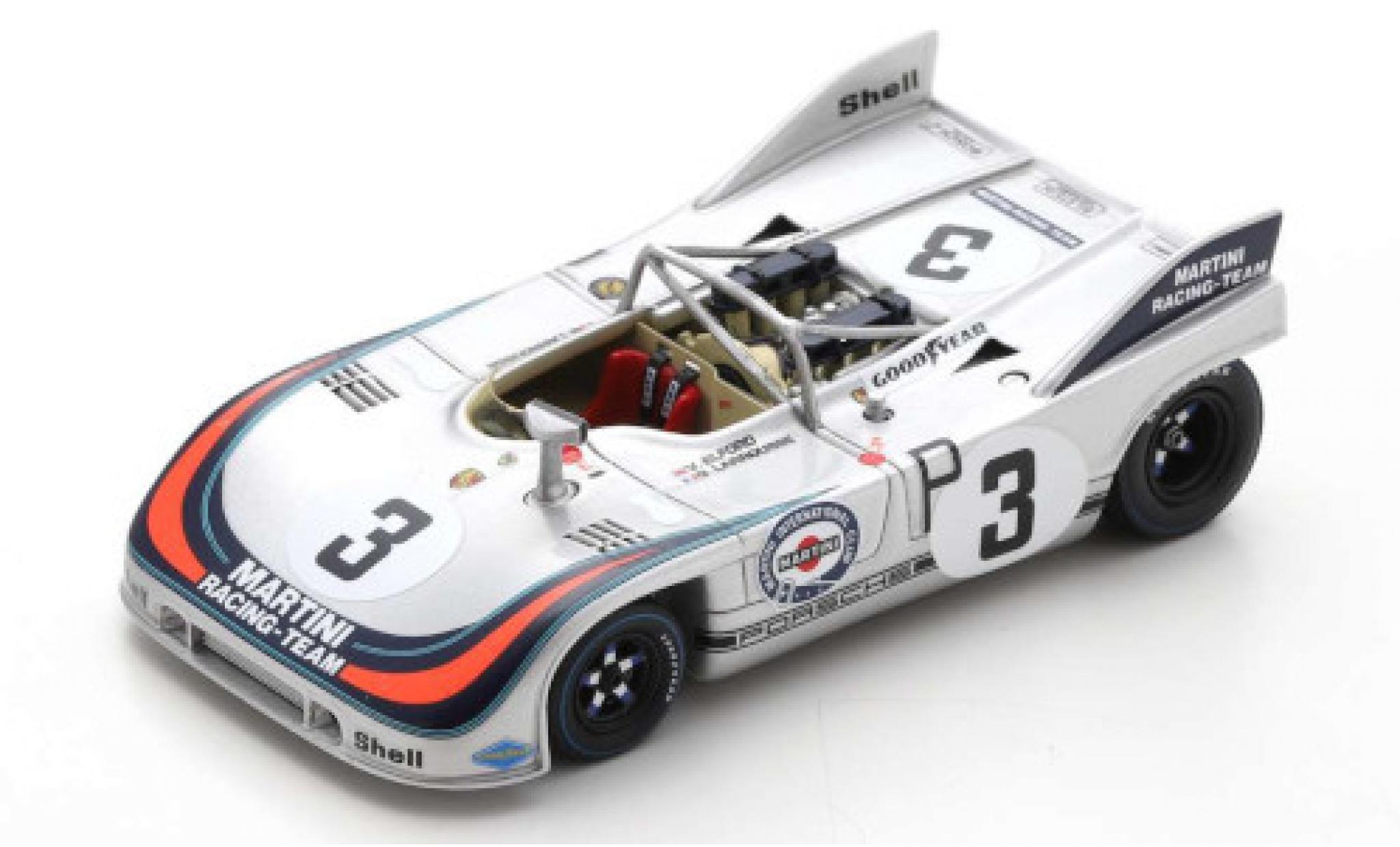 Porsche 908 1971 1/43 Spark /03 RHD No.3 Martini Racing Team Martini 1000 Km Nürburgring 1971 V.Elford/G.Larousse modellino in miniatura