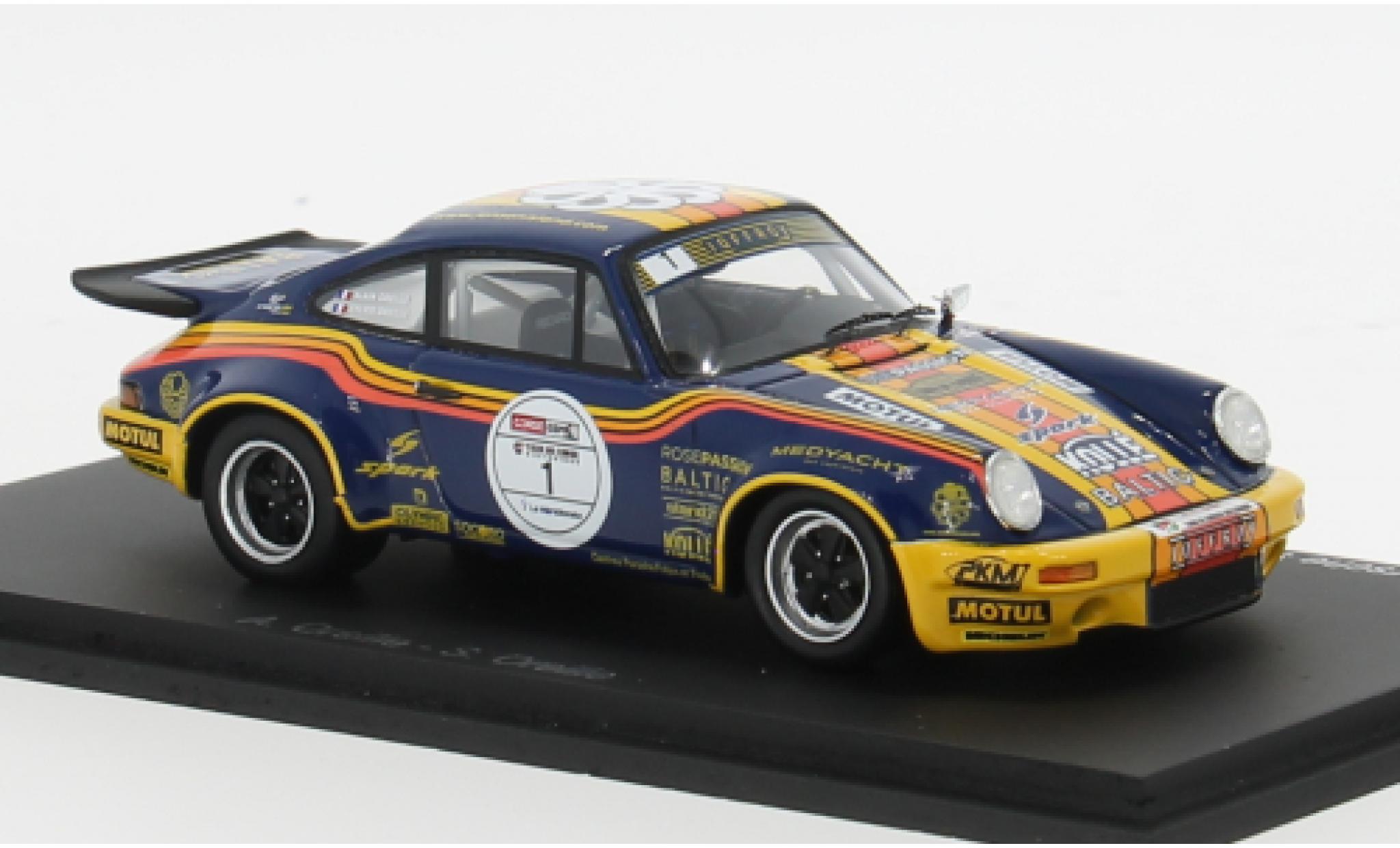 Porsche 911 1/43 Spark 3.0 Tour de Corse Historique 2024 #1 1:43 modellino in miniatura
