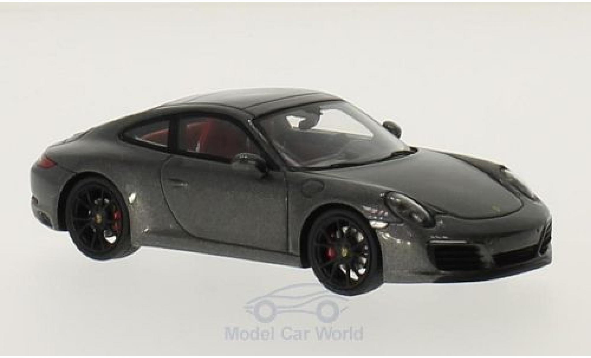Porsche 991 S 1/43 Spark 911 () Carrera S metallico grigio 2016 modellino in miniatura