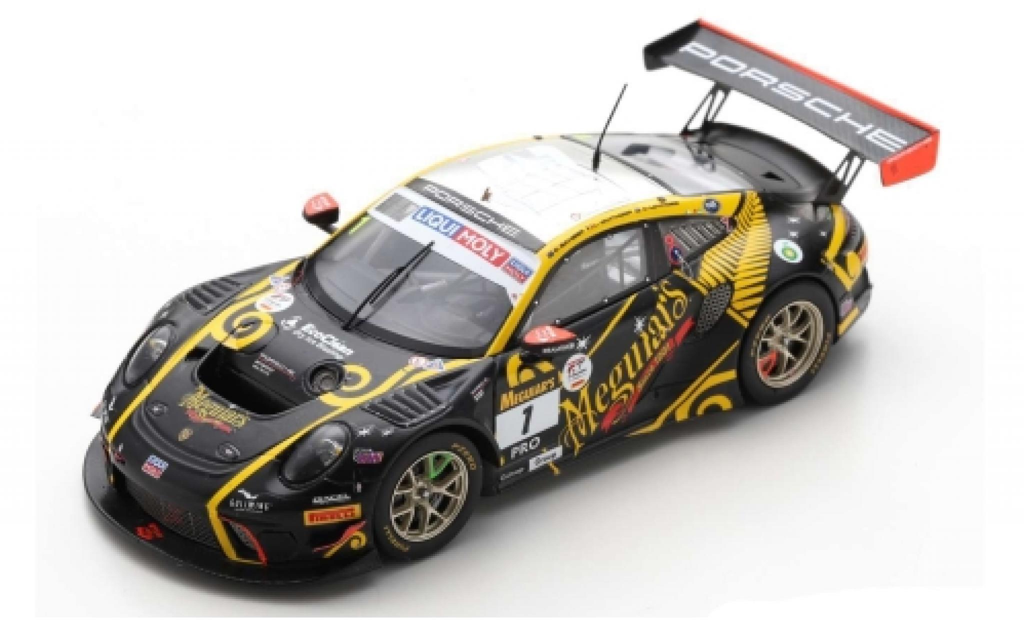 Porsche 992 GT3 R 1/43 Spark 911 (991) GT3 R No.1 EBM Meguiars 12h Bathurst 2020 E.Bamber/L.Vanthoor/C.Lowndes modellino in miniatura