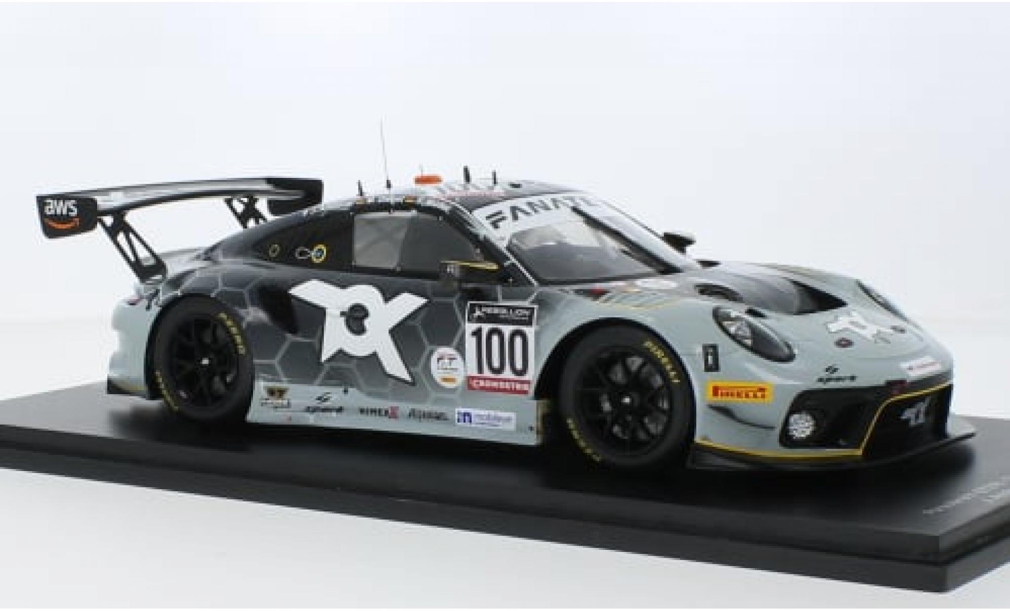 Porsche 991 GT3 R 1/18 Spark 911  No.100 Toksport WRT 24h Spa 2022 1:18 modellino in miniatura