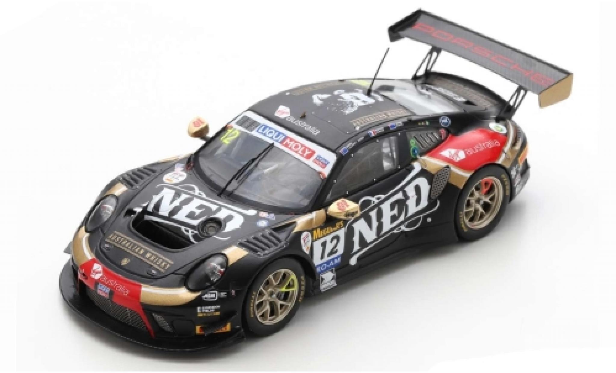 Porsche 992 GT3 R 1/43 Spark 911 (991) GT3 R No.12 NED Racing Team 12h Bathurst 2020 D.Calvert-Jones/R.Dumas/J.Evans modellino in miniatura