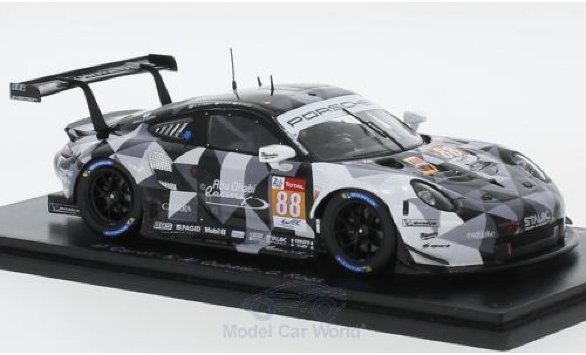 Porsche 991 RSR 1/43 Spark 911 () RSR No.88 Dempsey Prossoon Racing 24h Le Mans 2018 M.Cairoli/K.Al Qubaisi/G.Roda modellino in miniatura