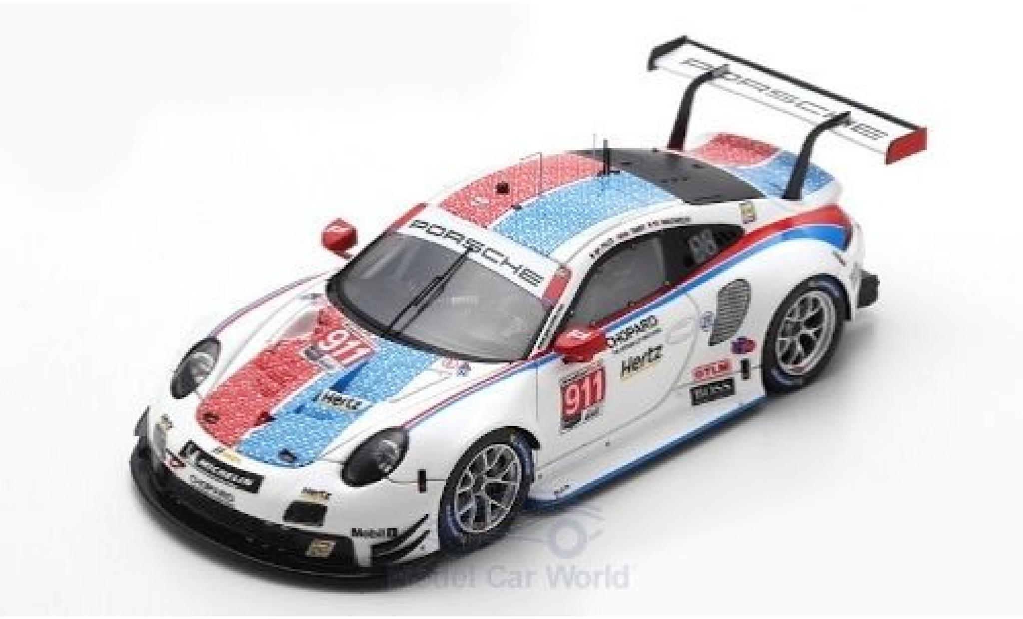 Porsche 992 RSR 1/43 Spark 911 (991) RSR No.911 GT Team 12h Sebring 2019 P.Pilet/N.Tandy/F.Makowiecki modellino in miniatura