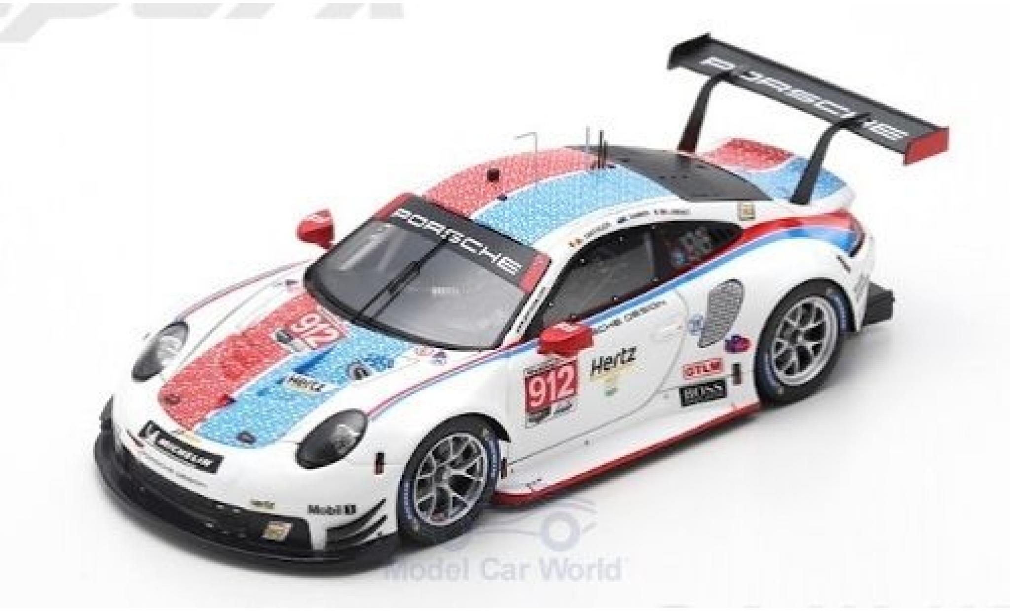 Porsche 992 RSR 1/43 Spark 911 (991) RSR No.911 GT Team 24h Daytona 2019 P.Pilet/N.Tandy/F.Makowiecki modellino in miniatura