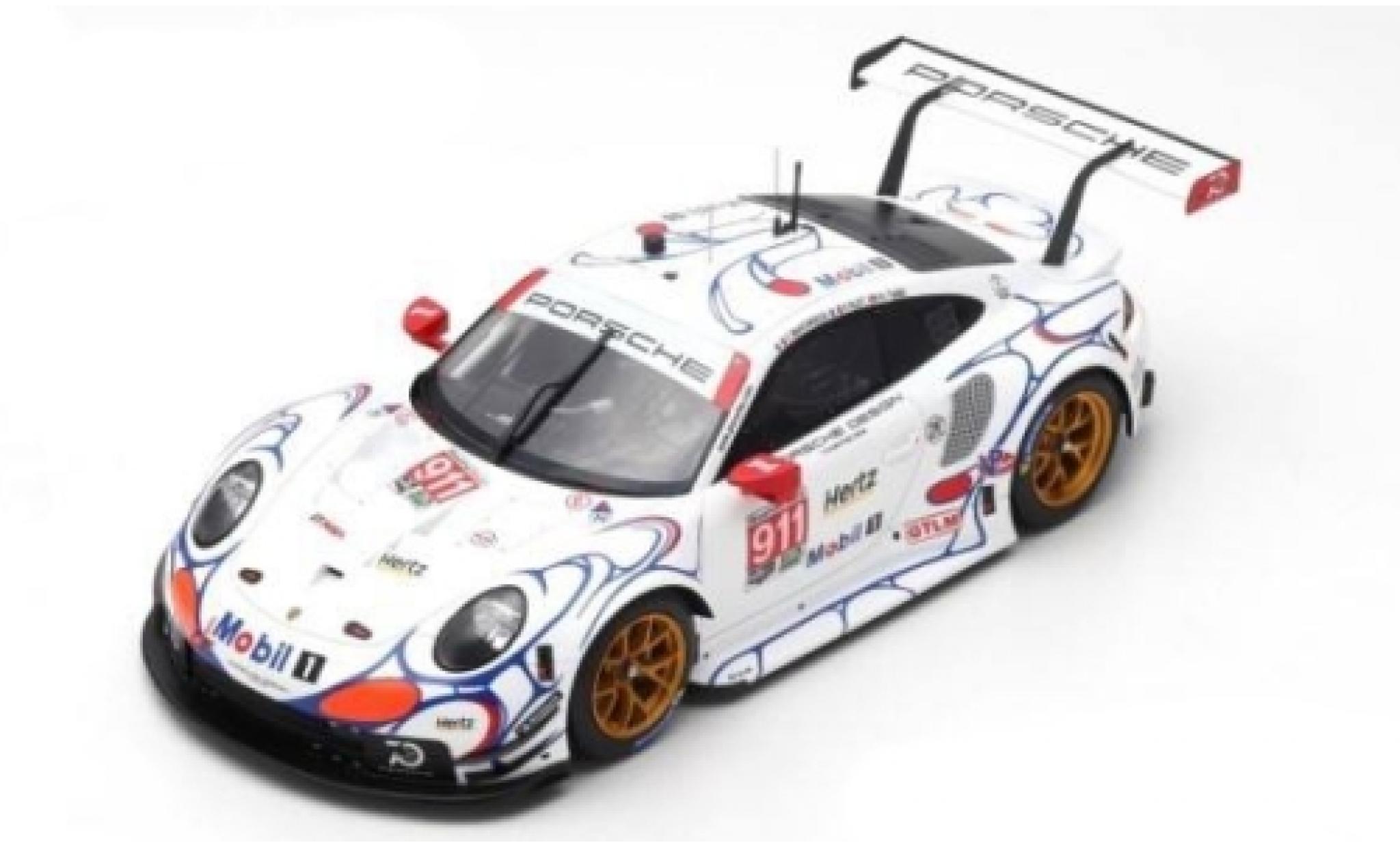Porsche 991 RSR 1/64 Spark 911 () RSR No.911 GT Team Petit Le Mans 2018 P.Pilet/N.Tandy/F.Makowiecki modellino in miniatura
