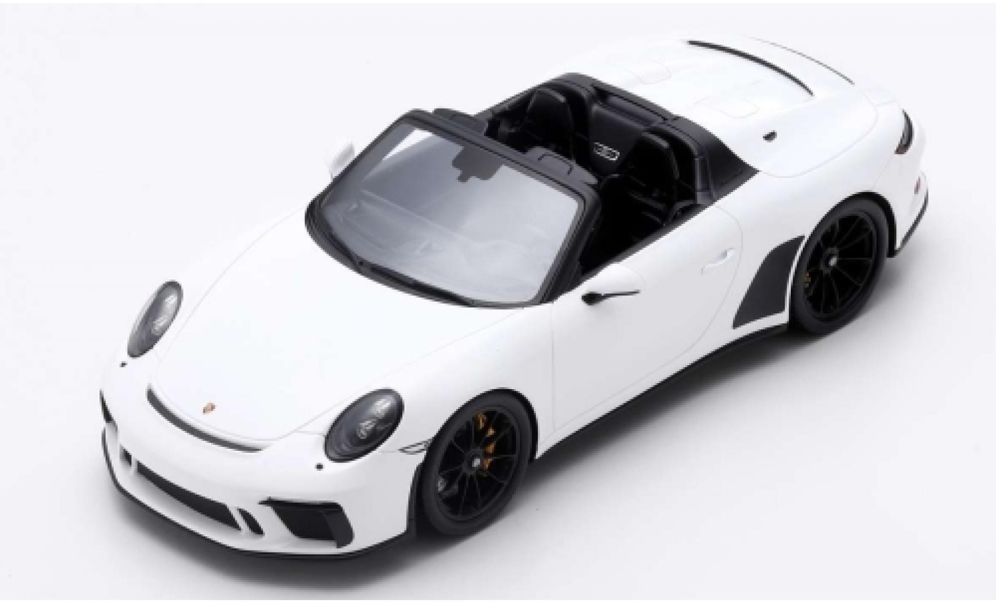 Porsche 992 Speedster 1/18 Spark 911 (991) Speedster bianco 2019 modellino in miniatura
