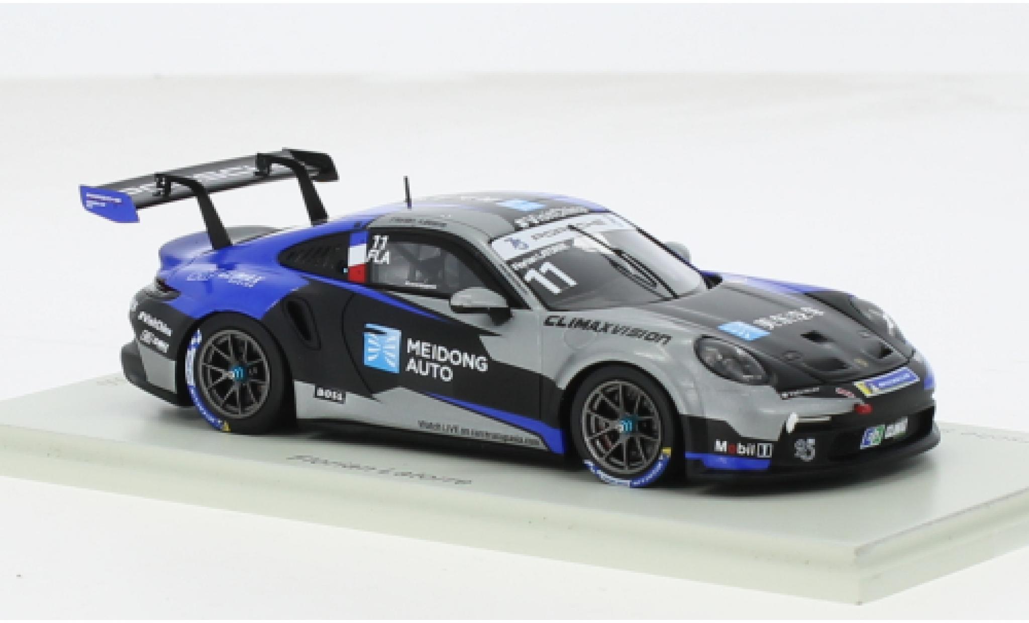 Porsche 992 GT3 1/43 Spark 911  Cup No.11 Carrera Cup Asien 2023 1:43 modellino in miniatura