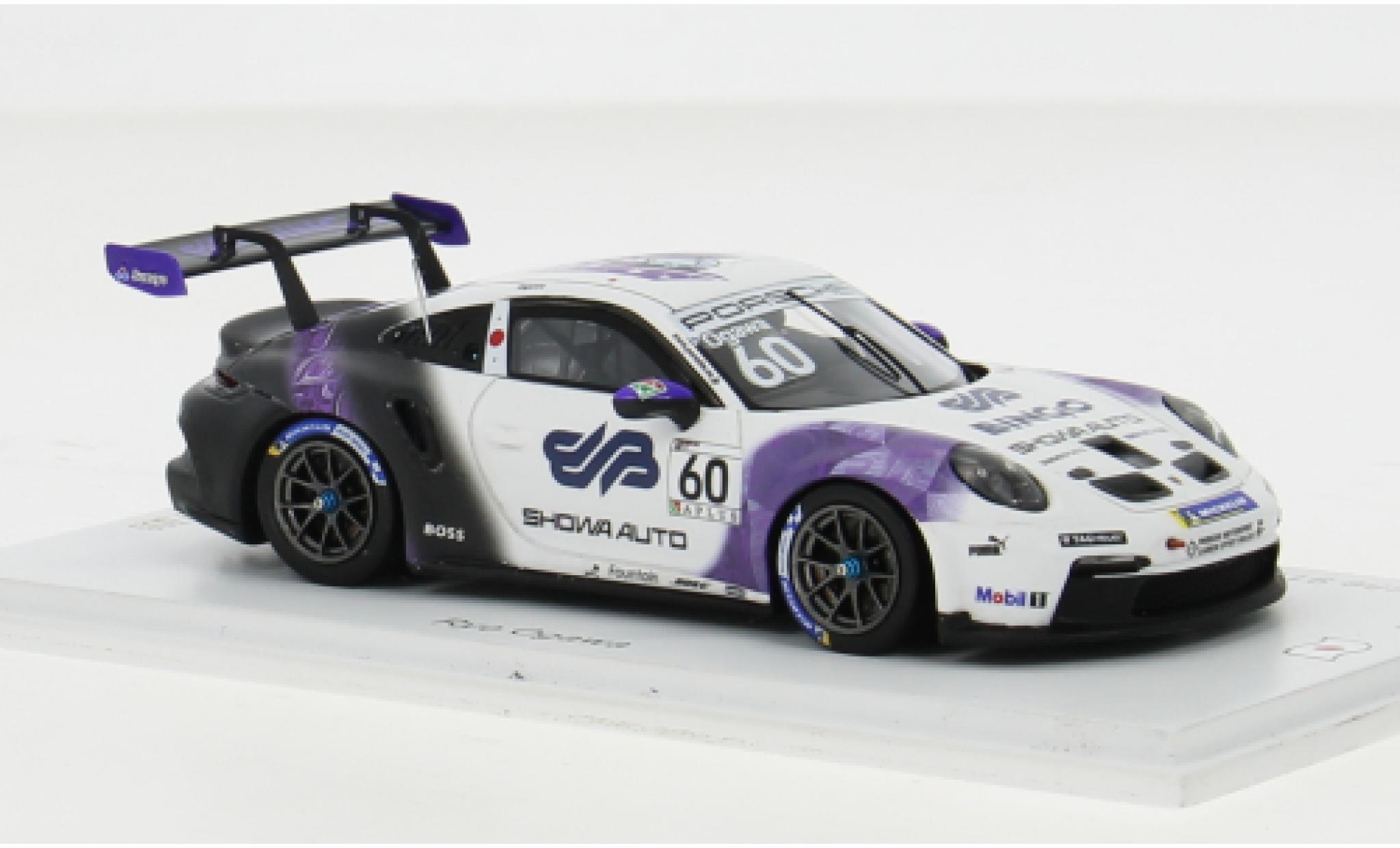 Porsche 992 GT3 1/43 Spark 911  Cup No.60 Carrera Cup Japan 2022 1:43 modellino in miniatura