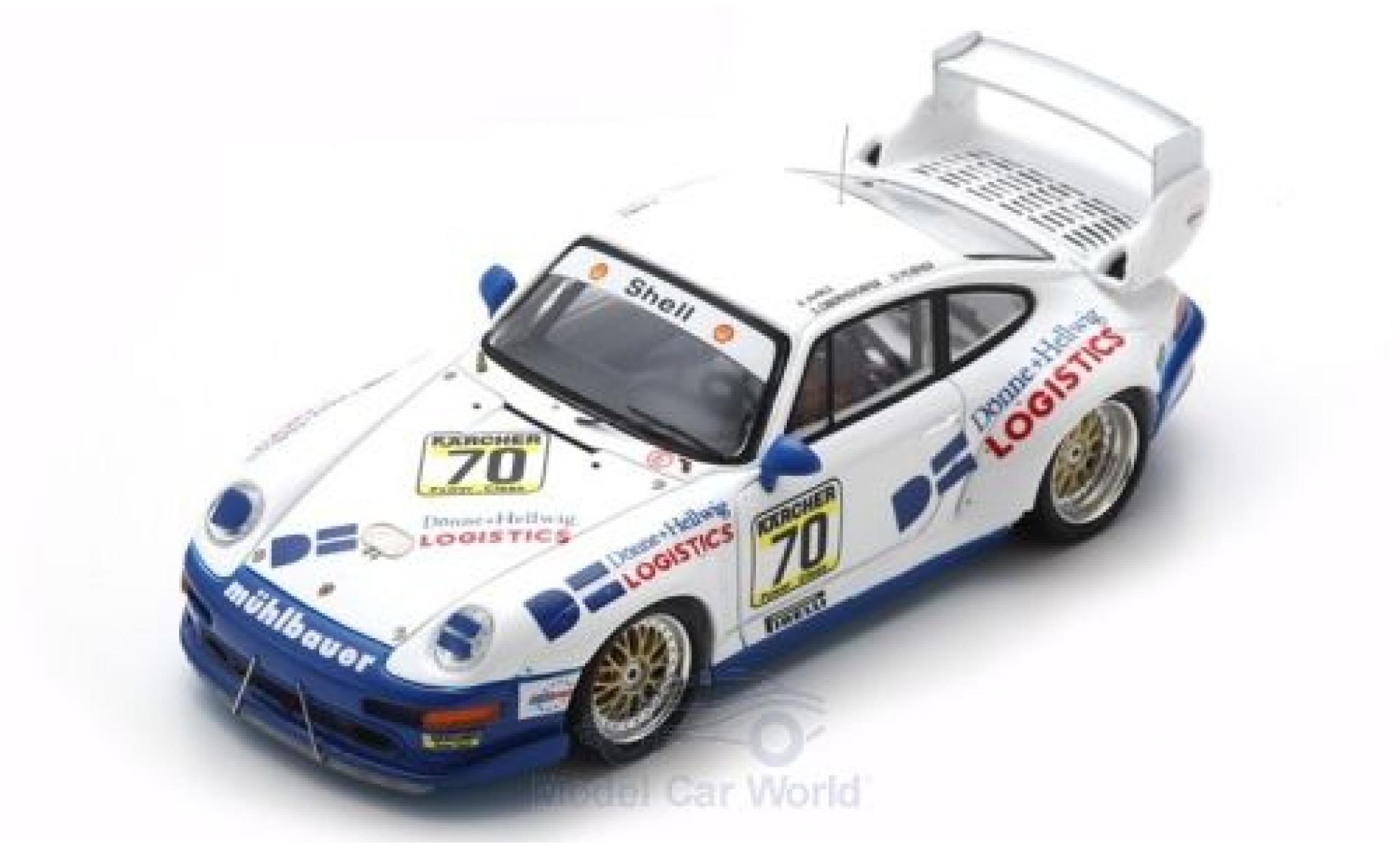 Porsche 993 GT2 1/43 Spark 911 () GT2 No.70 1000km Paris 1995 S.Oberndorfer/D.Hübner modellino in miniatura