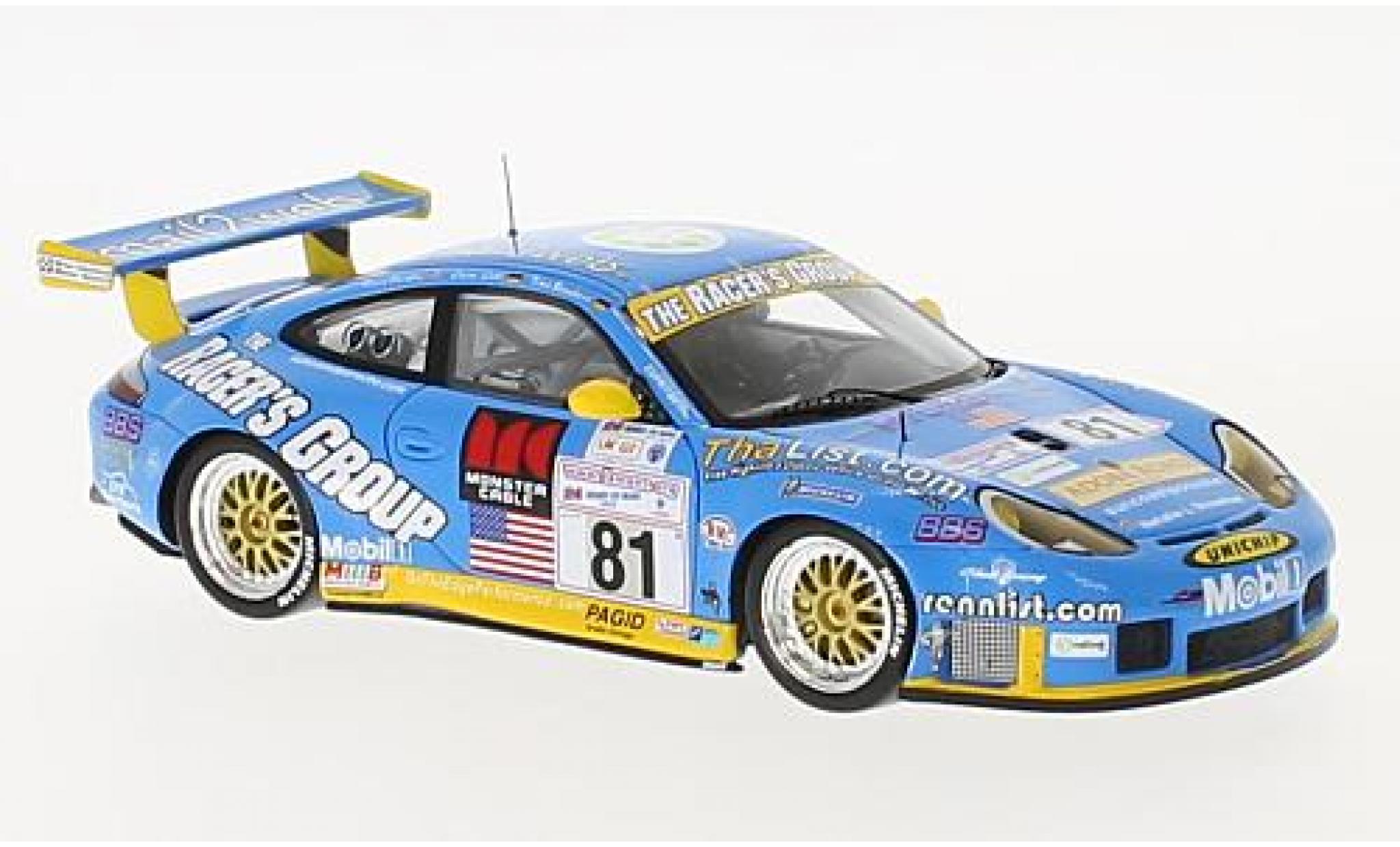 Porsche 996 GT3 1/43 Spark 911 () GT3-RS No.81 24h Le Mans 2002 K.Buckler/T.Bernhard/L.Luhr modellino in miniatura