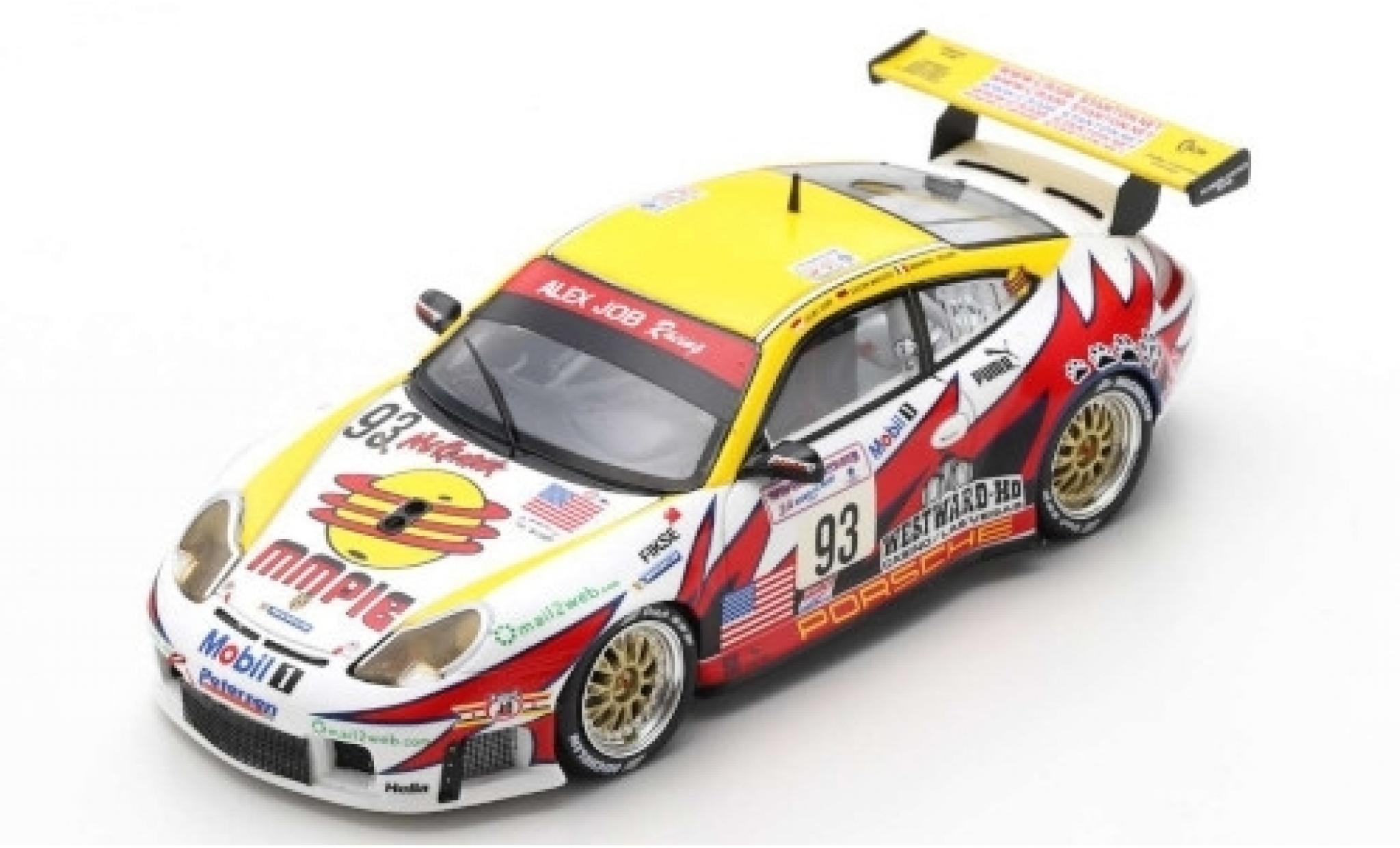 Porsche 996 GT3 RS 1/43 Spark 911 () GT3 RS No.93 Alex Job Racing 24h Le Mans 2003 E.Collard/L.Luhr/S.Maassen modellino in miniatura