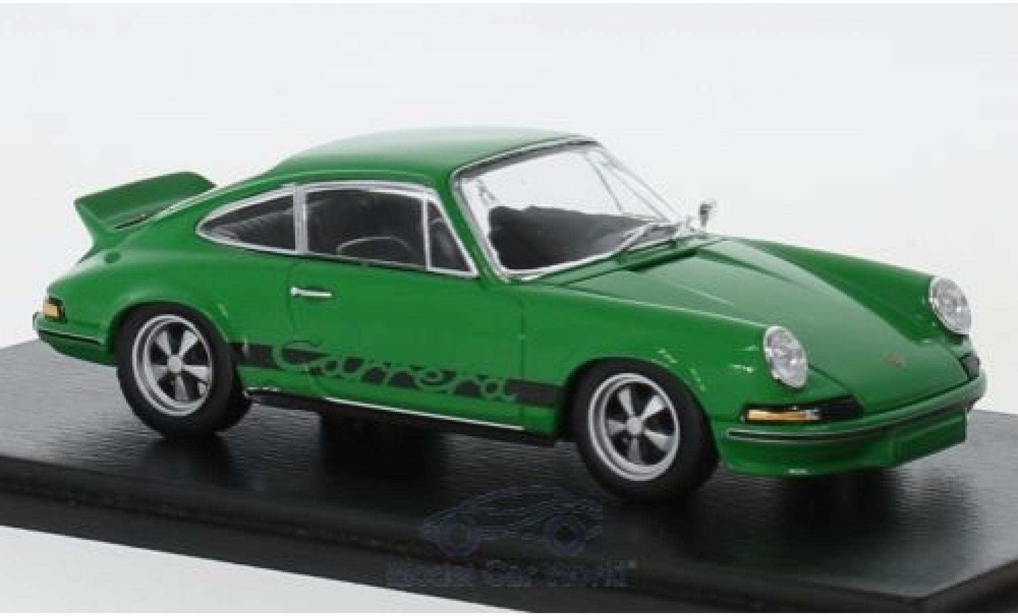 Porsche 911 RS 1/43 Spark Carrera RS 2.7 verde 1973 modellino in miniatura