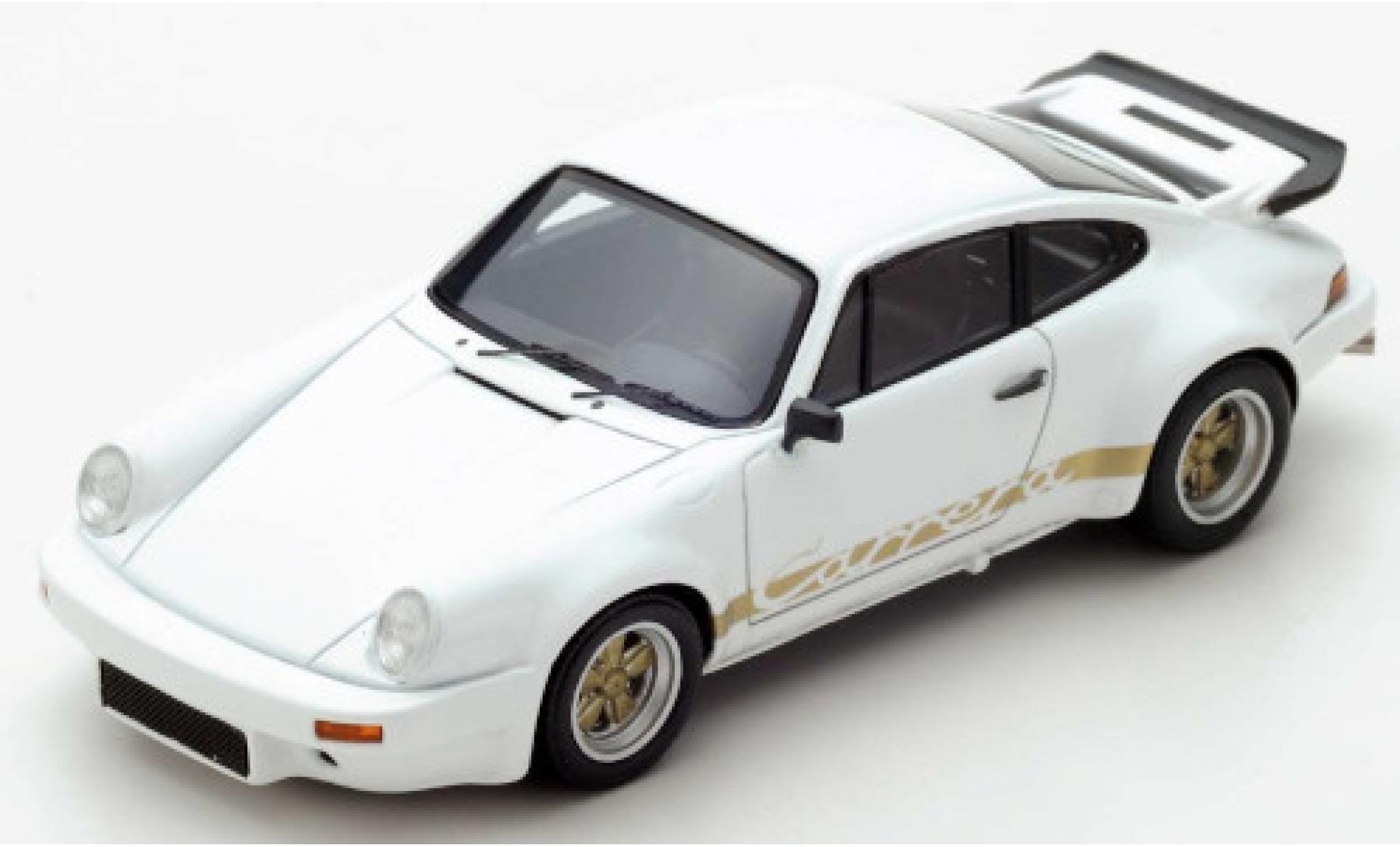 Porsche 911 1/43 Spark Carrera RS 3.0 bianco 1973 modellino in miniatura