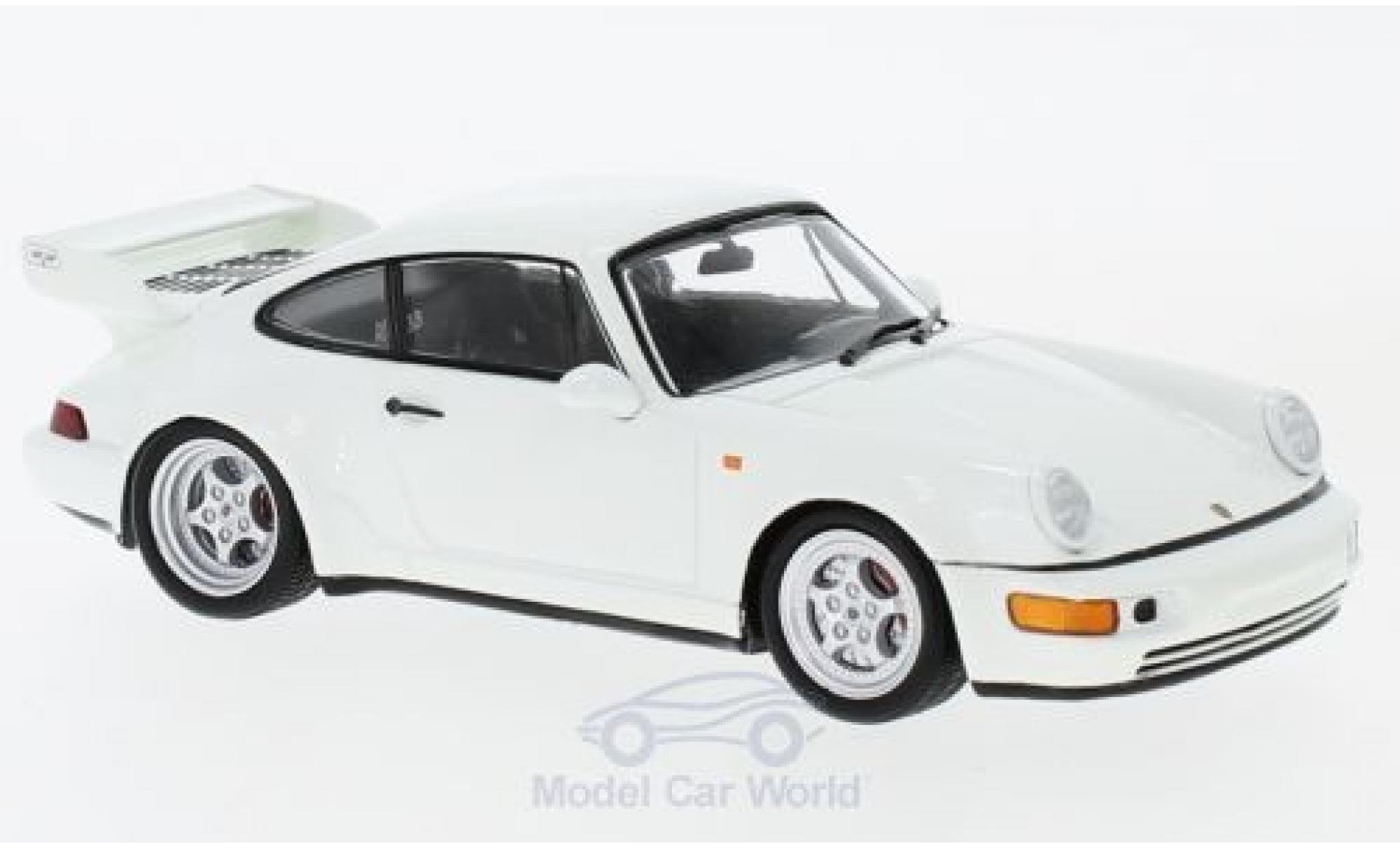 Porsche 993 RS 1/43 Spark 911 Carrera RS 3.8 bianco 1 modellino in miniatura