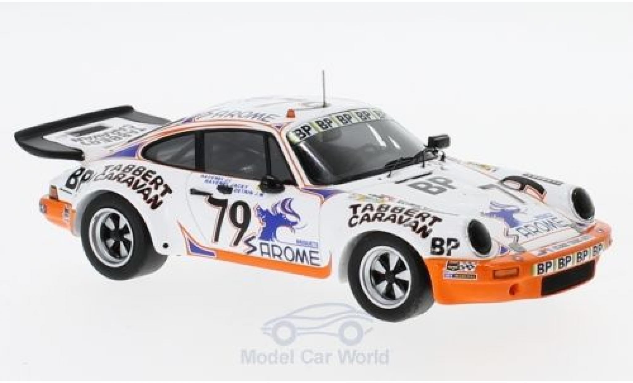 Porsche 930 RS 1/43 Spark 911 Carrera RS No.79 24h Le Mans 1977 J.-L.Ravenel/J.Ravenel/J-M.Detrin modellino in miniatura
