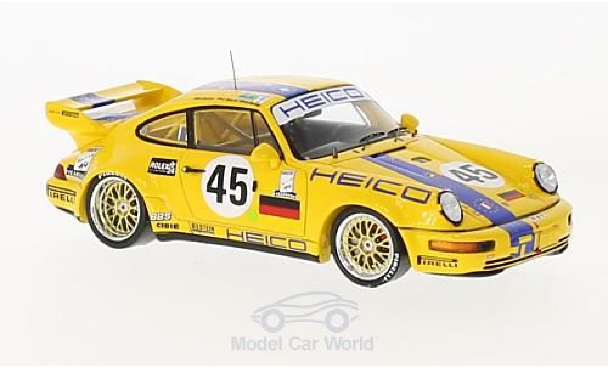 Porsche 993 RS 1/43 Spark 911 Carrera RSR No.45 Heico 24h Le Mans 1994 K-H.Wlazik/D.Ebeling/U.Richter modellino in miniatura