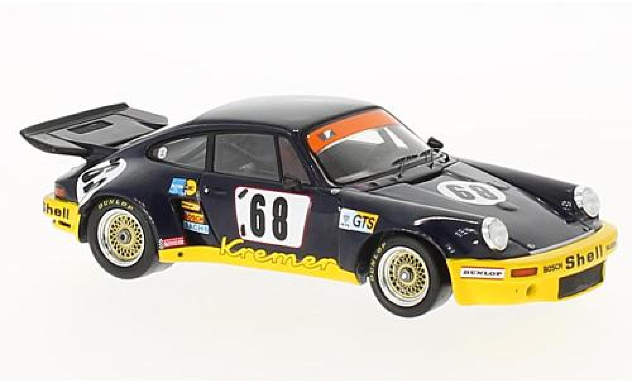 Porsche 930 RSR 1/43 Spark 911 Carrera RSR No.68 Kremer Samson 24h Le Mans 1974 avec Decals H.Heyer/E.Kremer/P.Keller modellino in miniatura