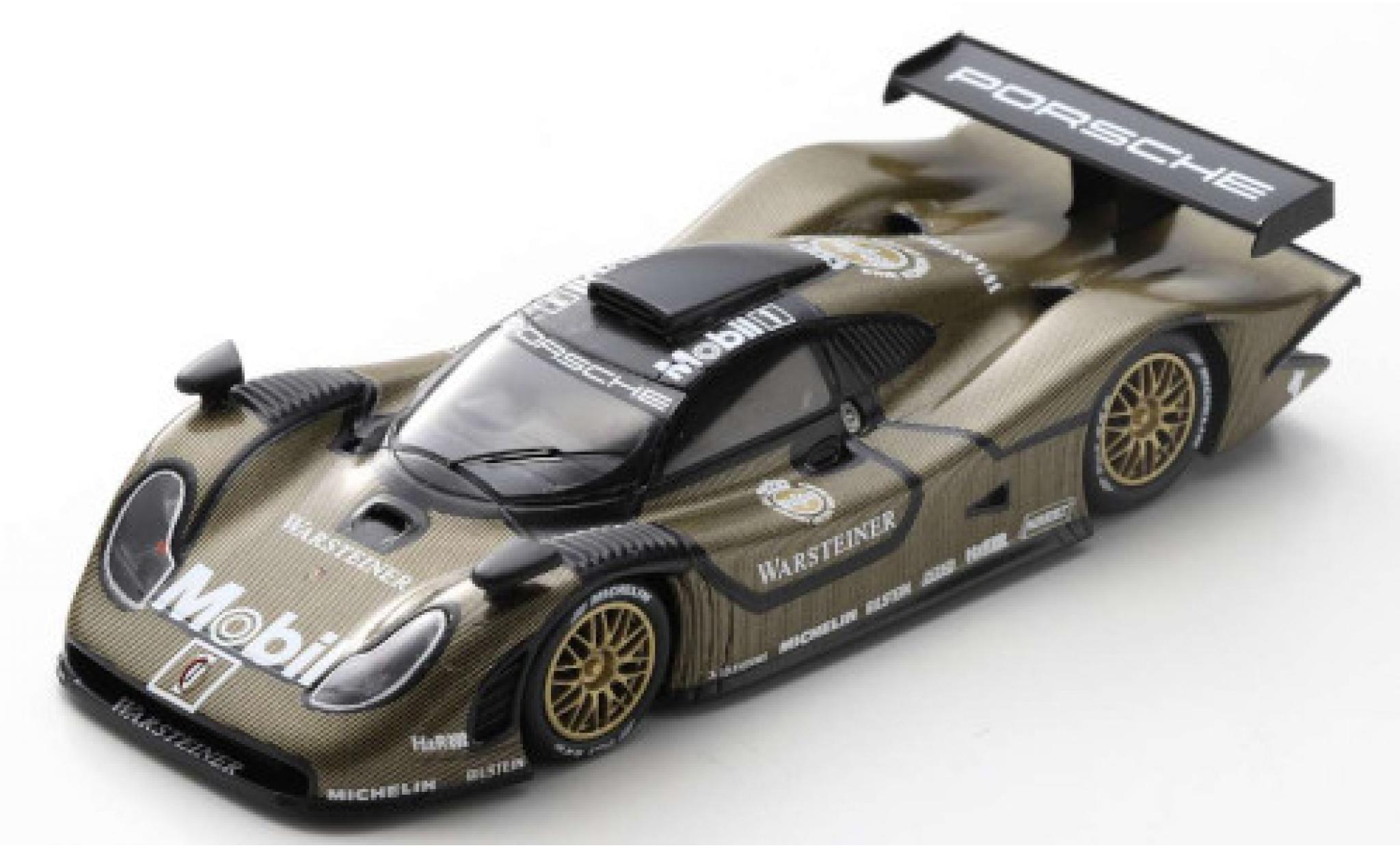 Porsche 996 GT1 1/43 Spark 911 GT1/98 RHD AG Warsteiner 1998 v�hicule de test modellino in miniatura